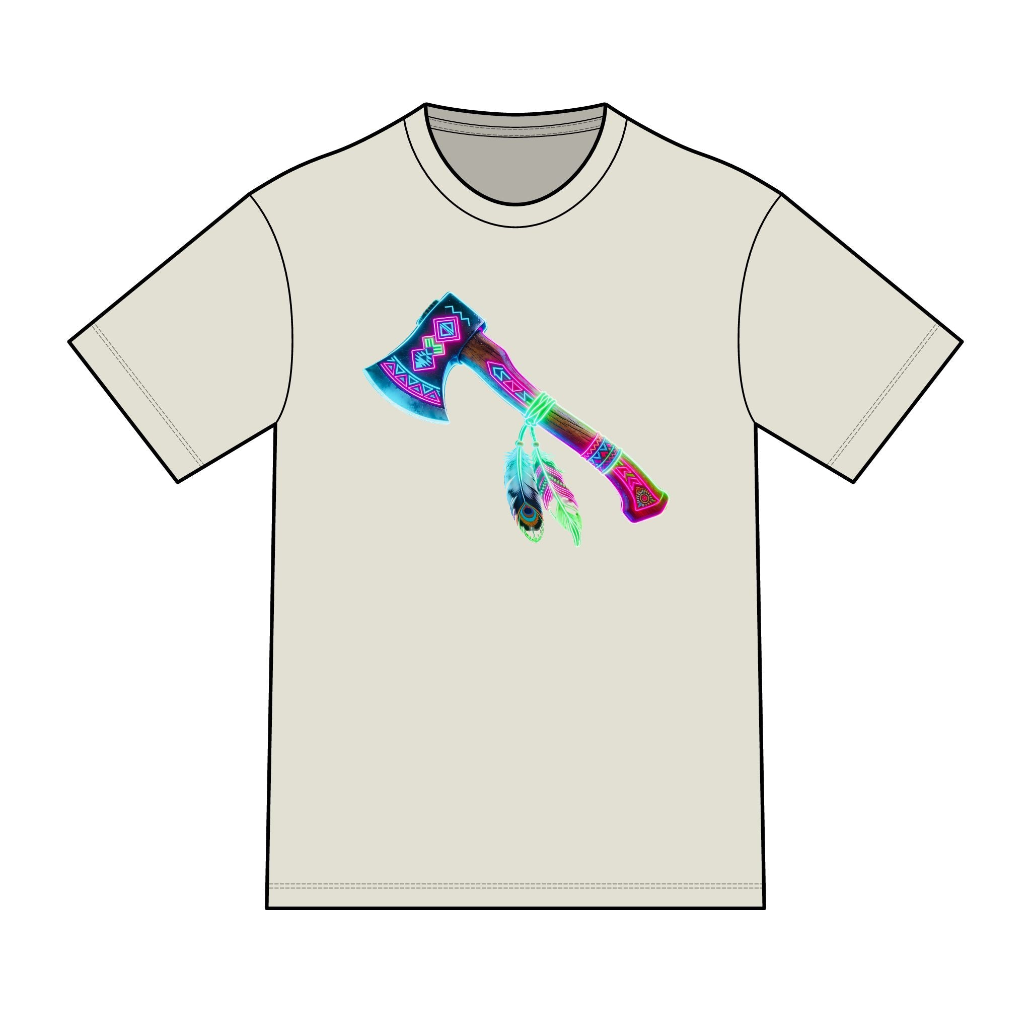 magic warpaint 01 shirt - Native Tomahawk T-Shirt