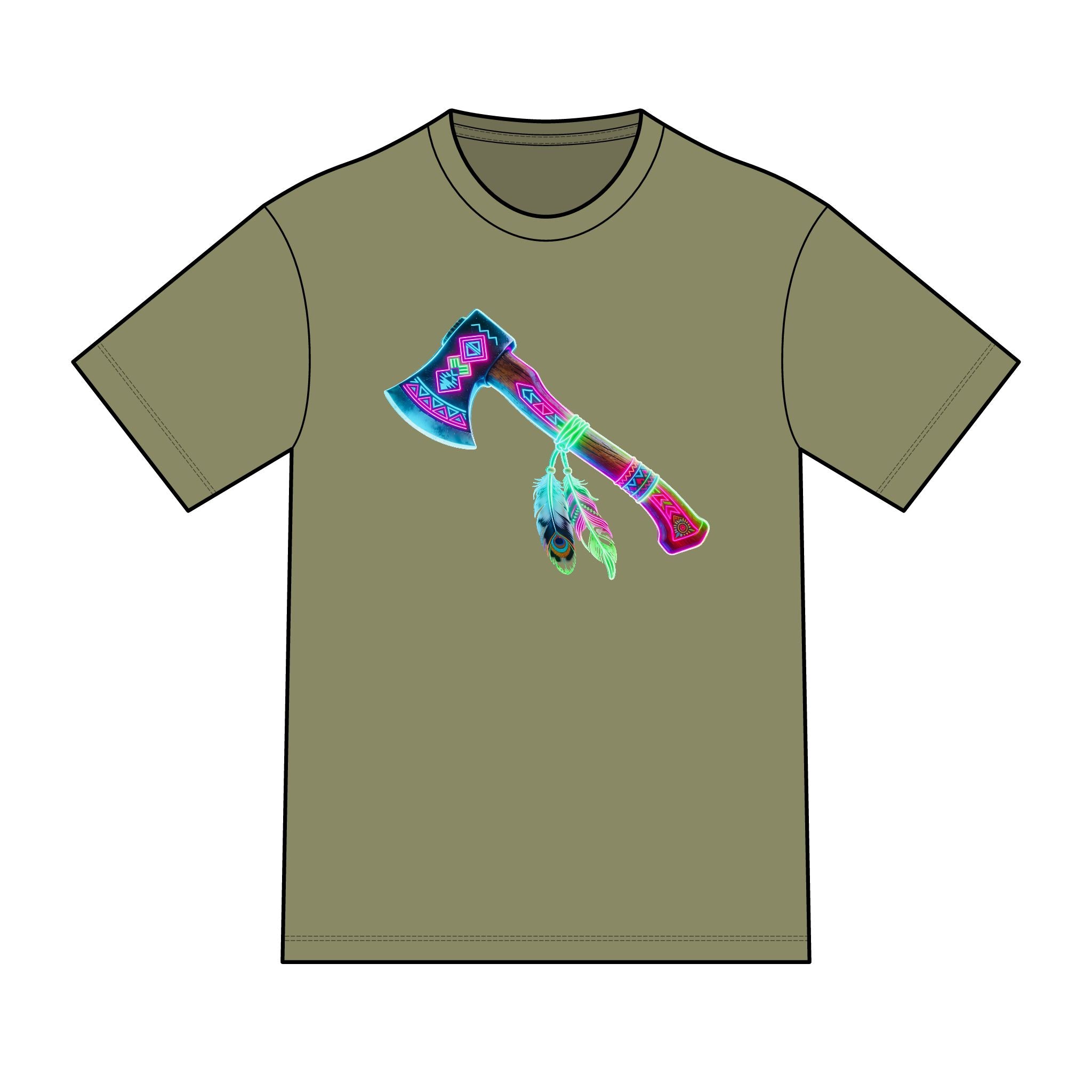 magic warpaint 01 shirt - Native Tomahawk T-Shirt