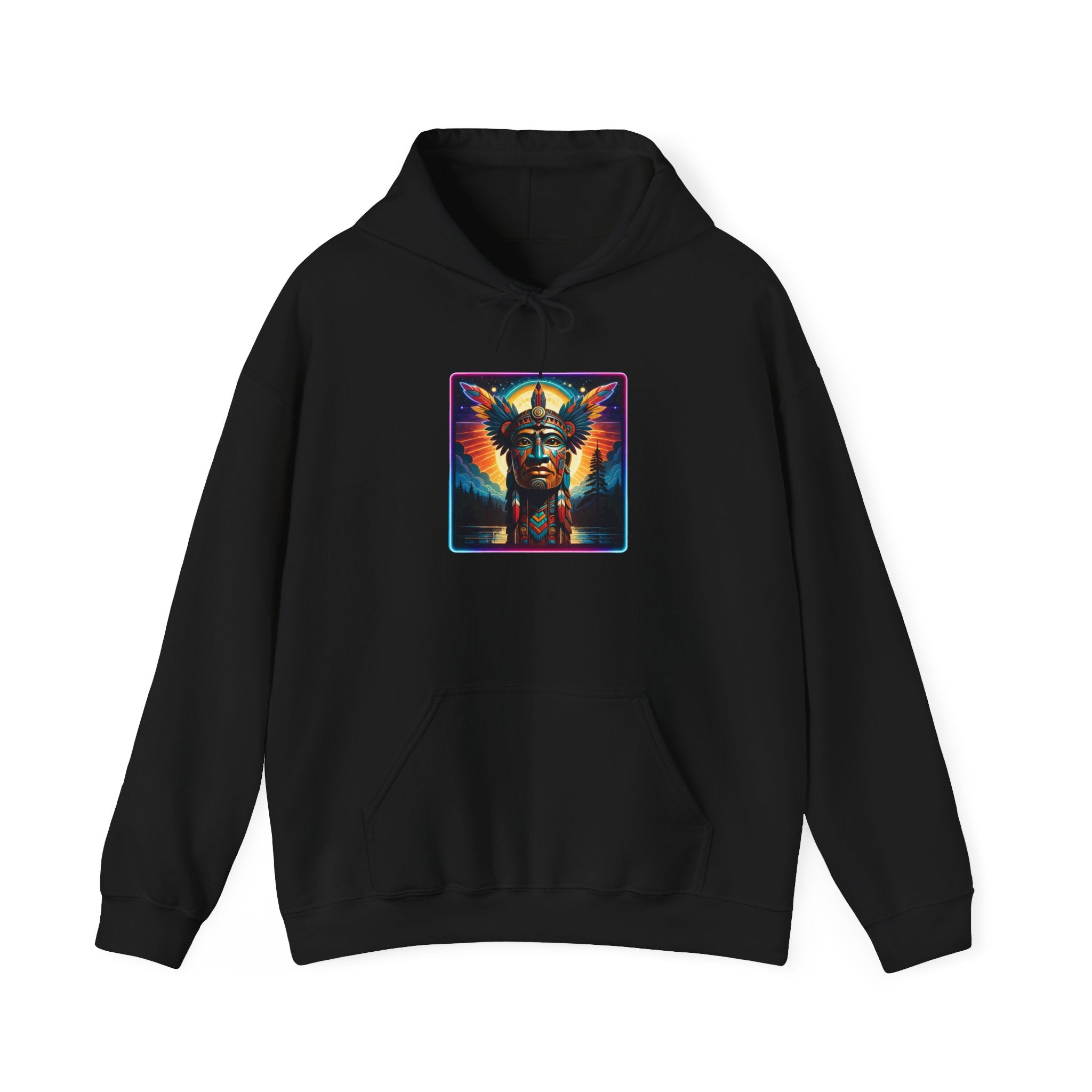 magic warpaint 16 hoodie - native wooden chief