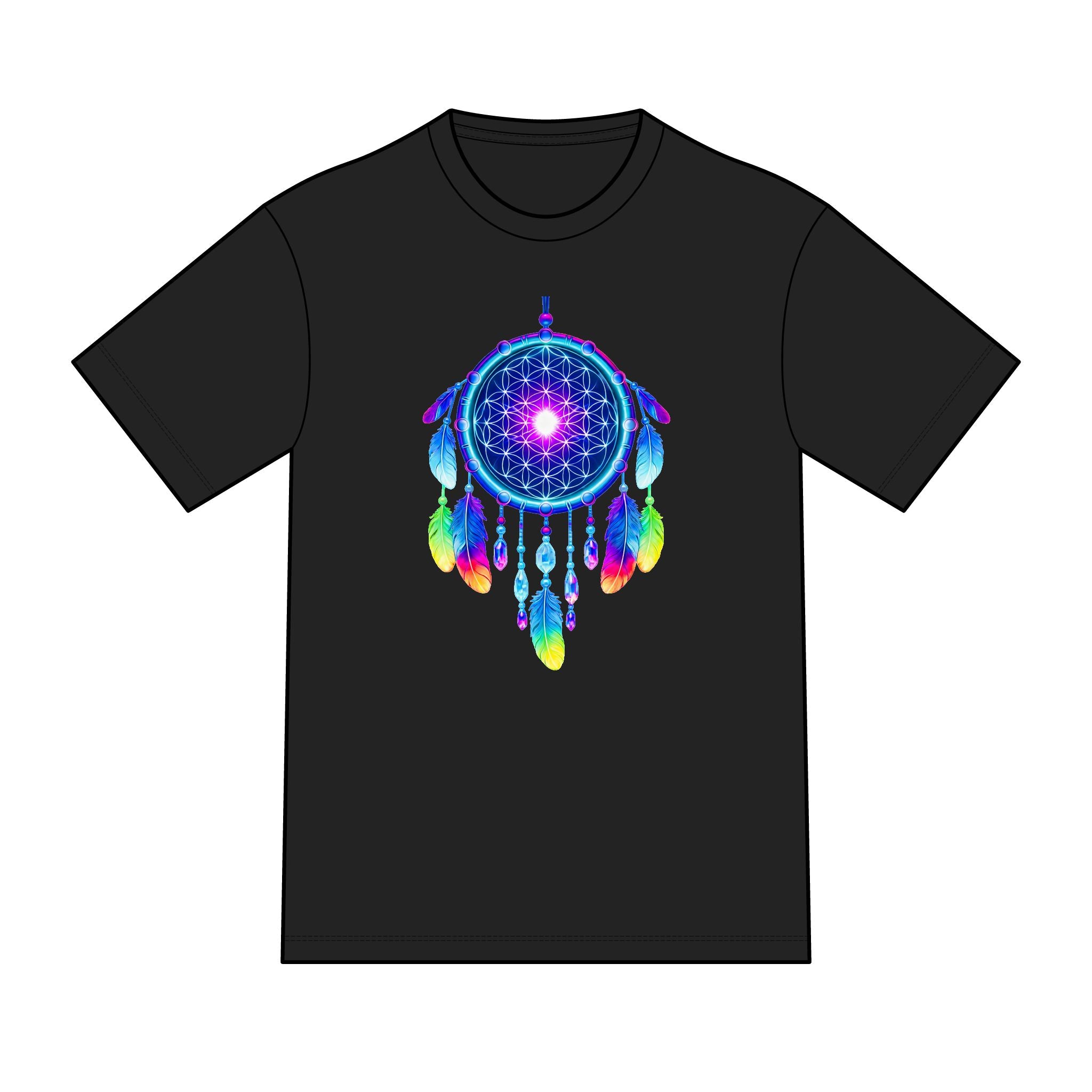 magic warpaint 10 shirt - neon dreamcatcher