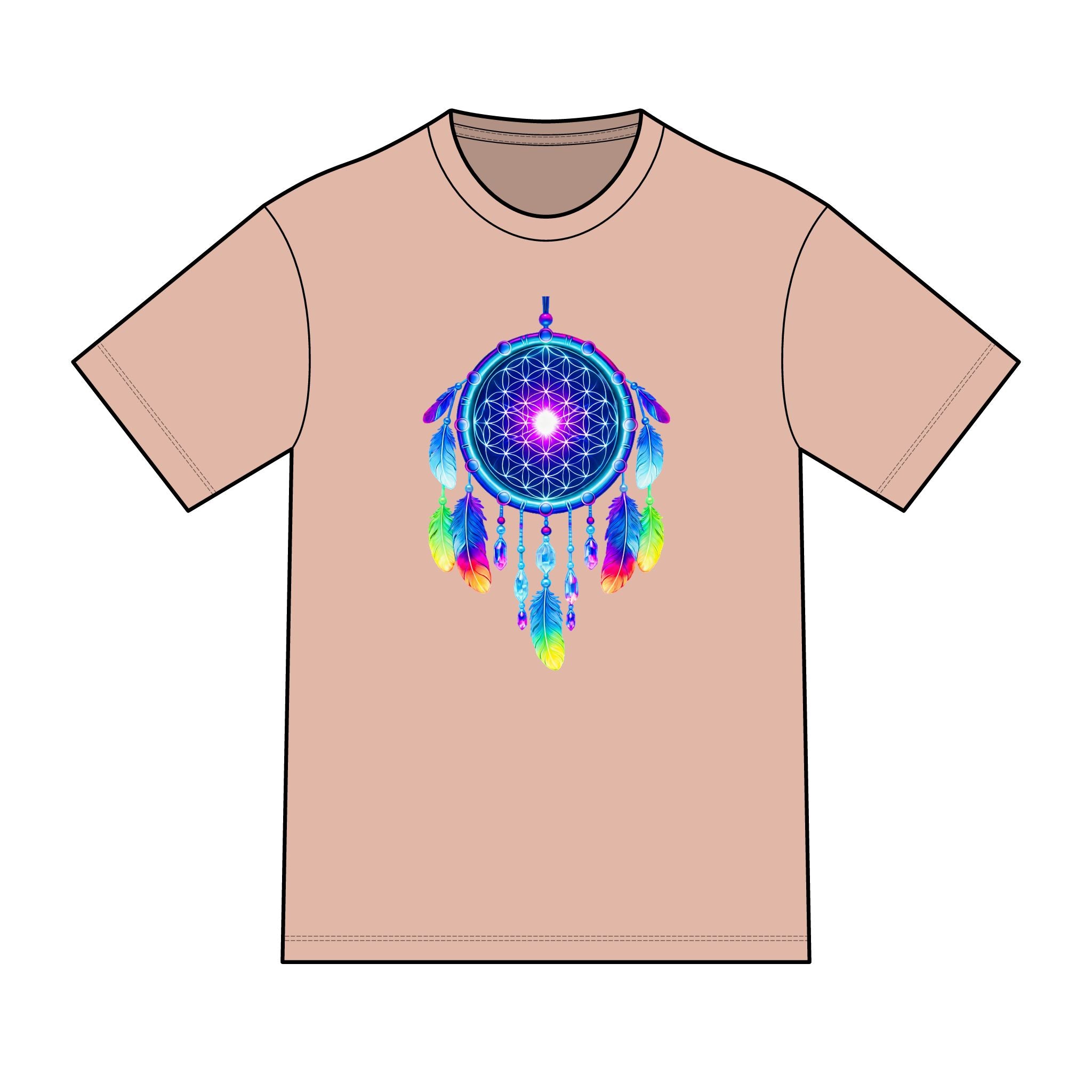 magic warpaint 10 shirt - neon dreamcatcher