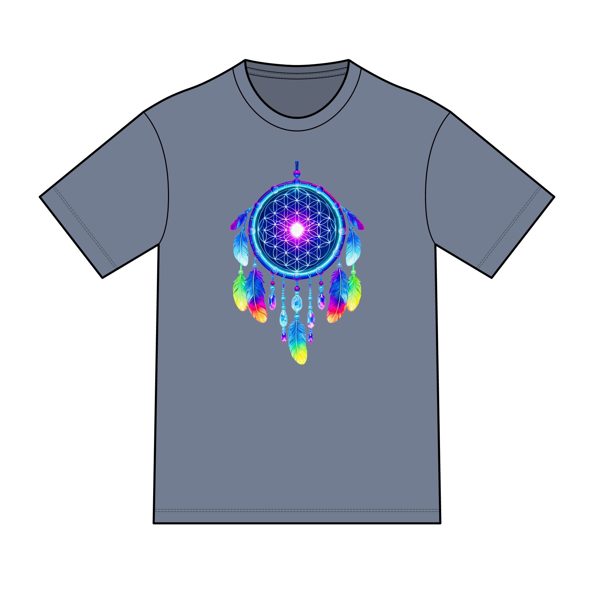 magic warpaint 10 shirt - neon dreamcatcher