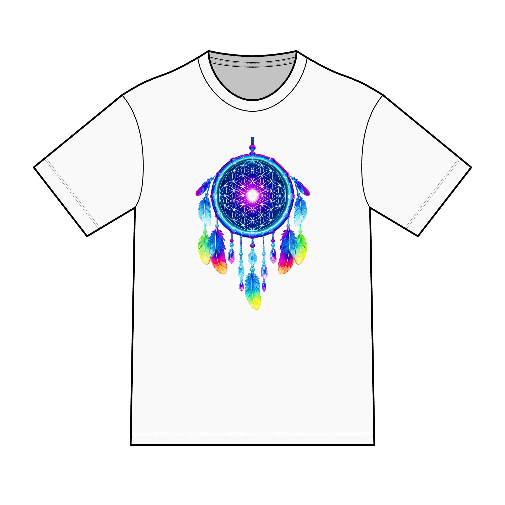 magic warpaint 10 shirt - neon dreamcatcher
