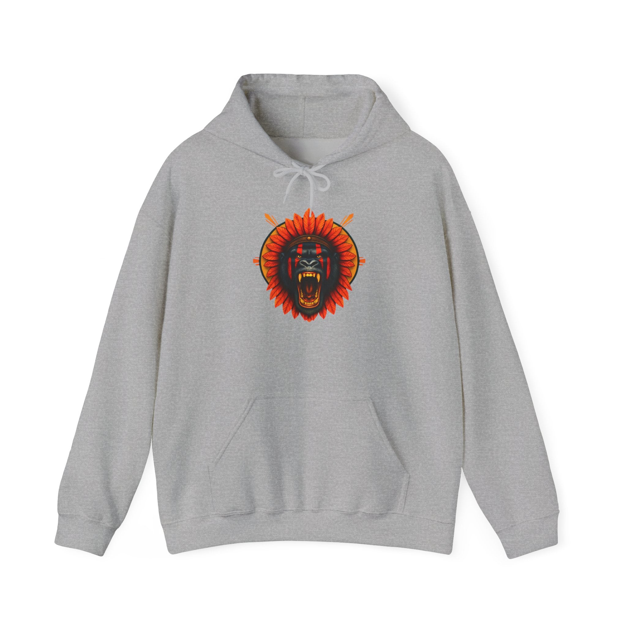 magic warpaint 12 hoodie - tribal gorilla sun rays
