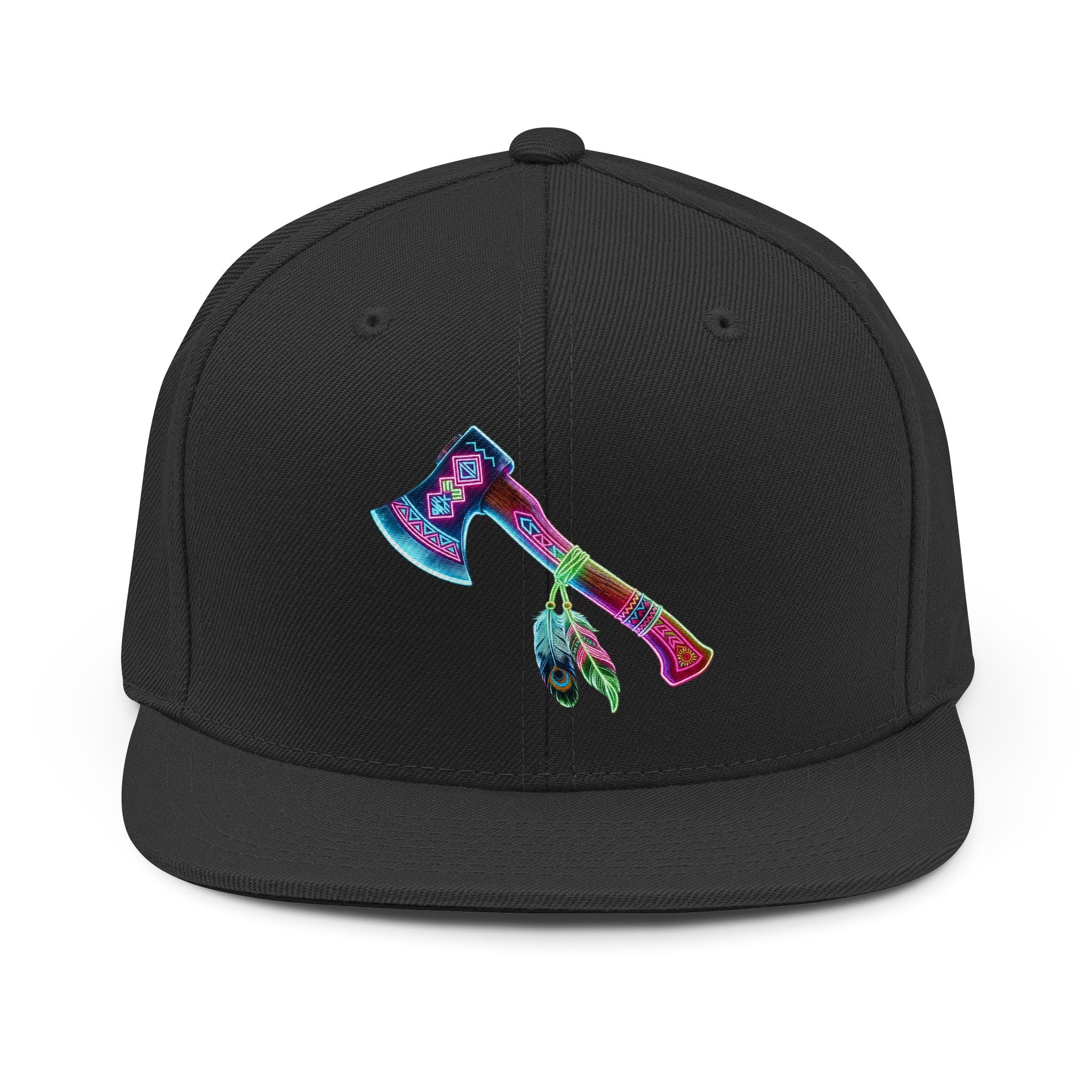 magic warpaint 01 hat - Neon Tomahawk Snapback Hat