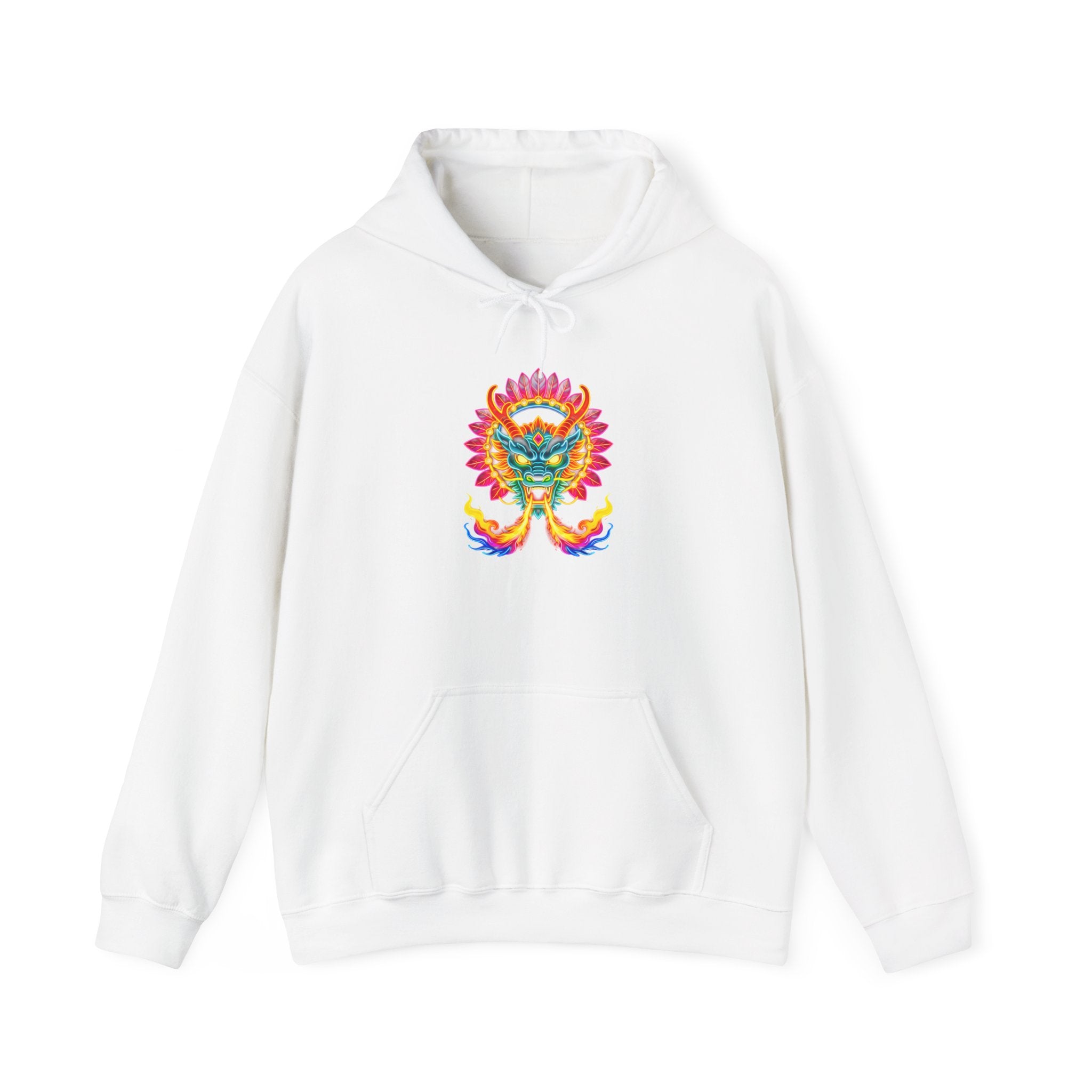 magic warpaint 26 hoodie - neon native dragon