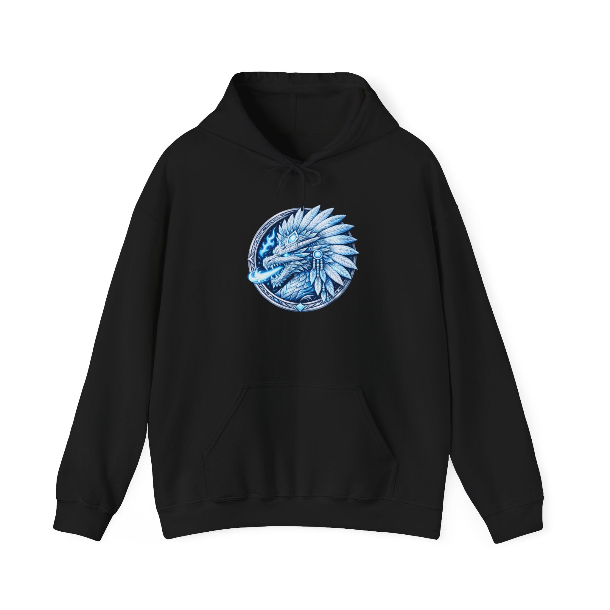magic warpaint 28 hoodie - blue native dragon