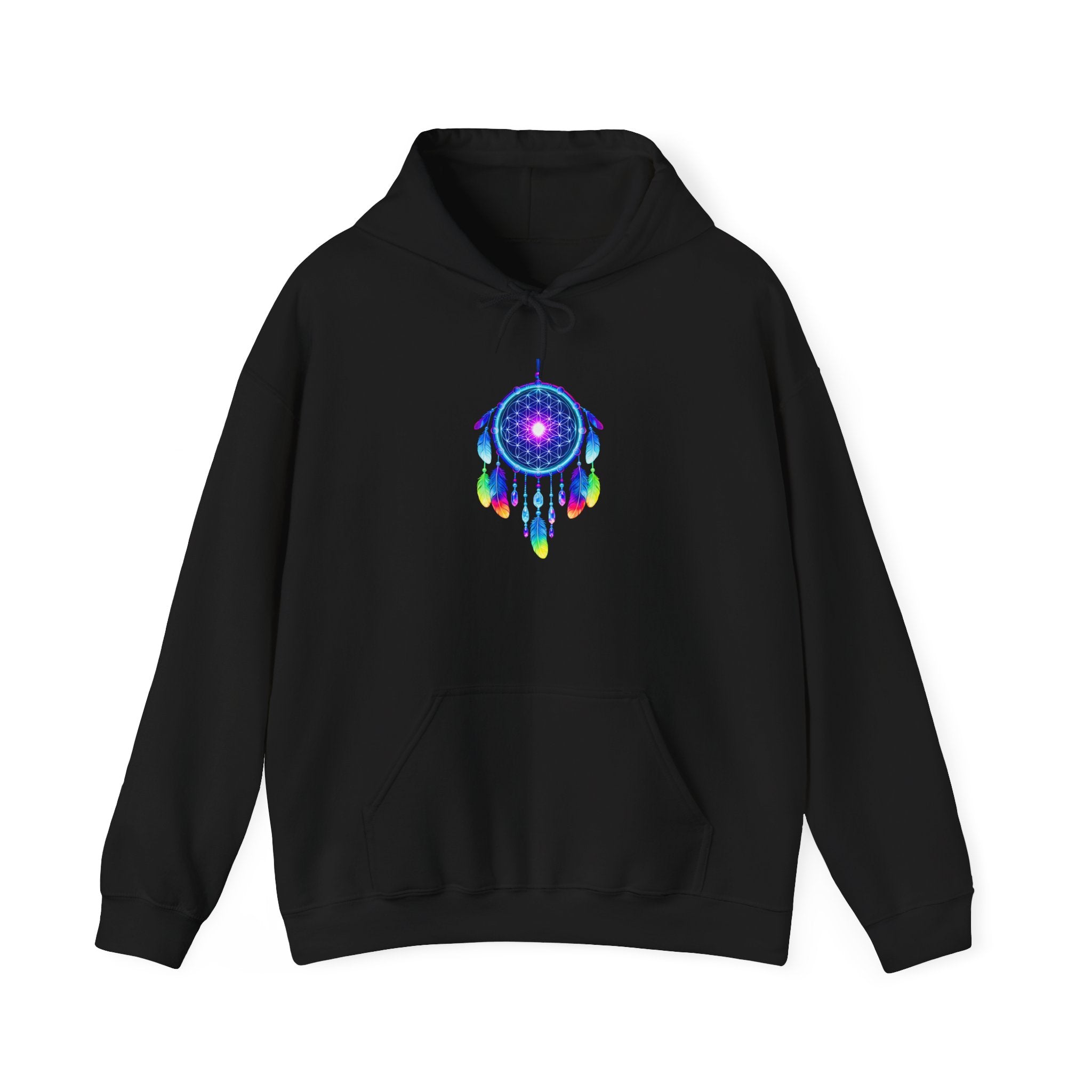 magic warpaint 10 hoodie - neon dreamcatcher