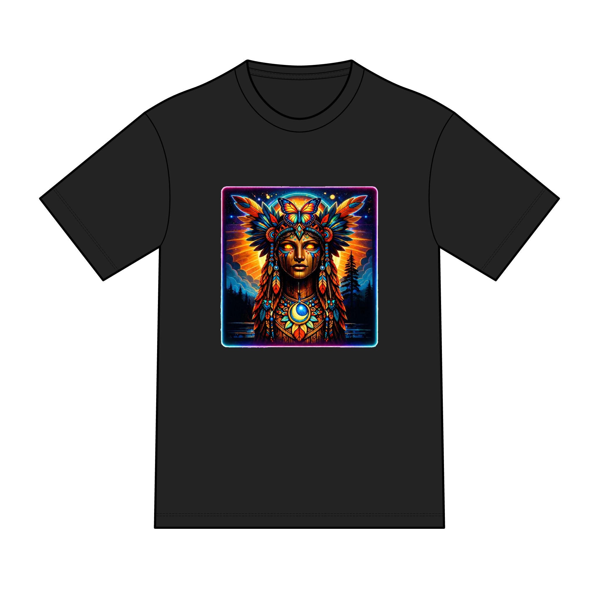 magic warpaint 13 shirt — Vibrant native woman Chief