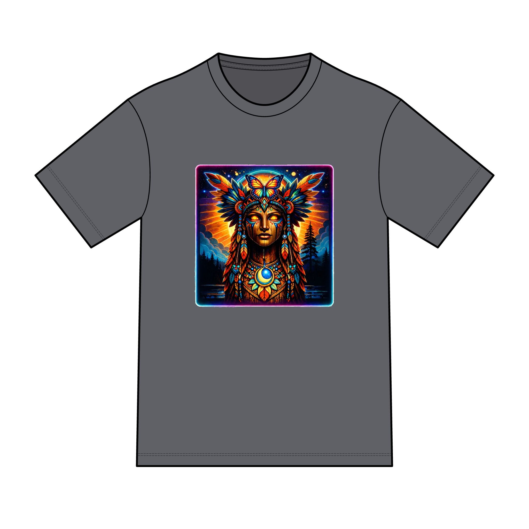 magic warpaint 13 shirt — Vibrant native woman Chief
