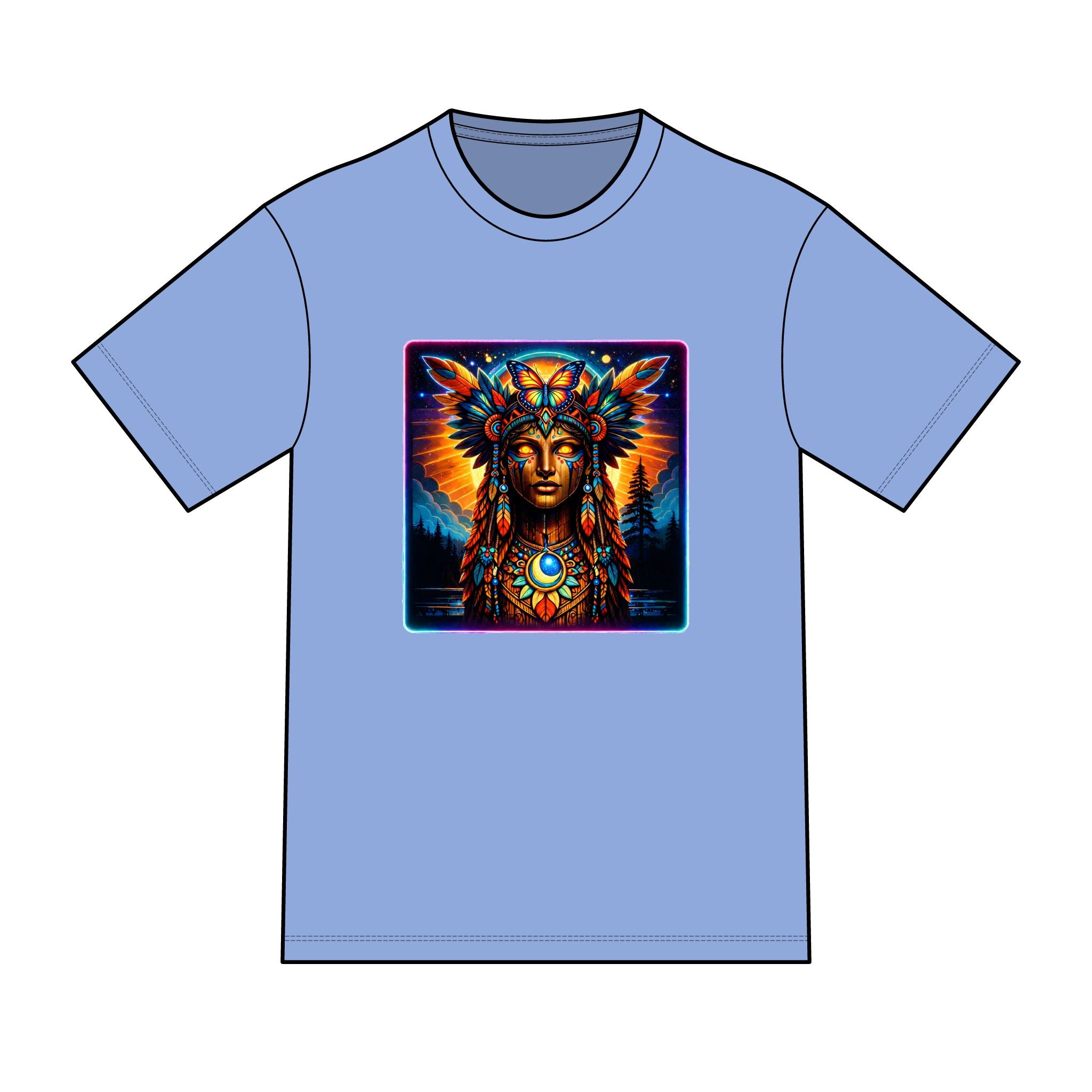 magic warpaint 13 shirt — Vibrant native woman Chief