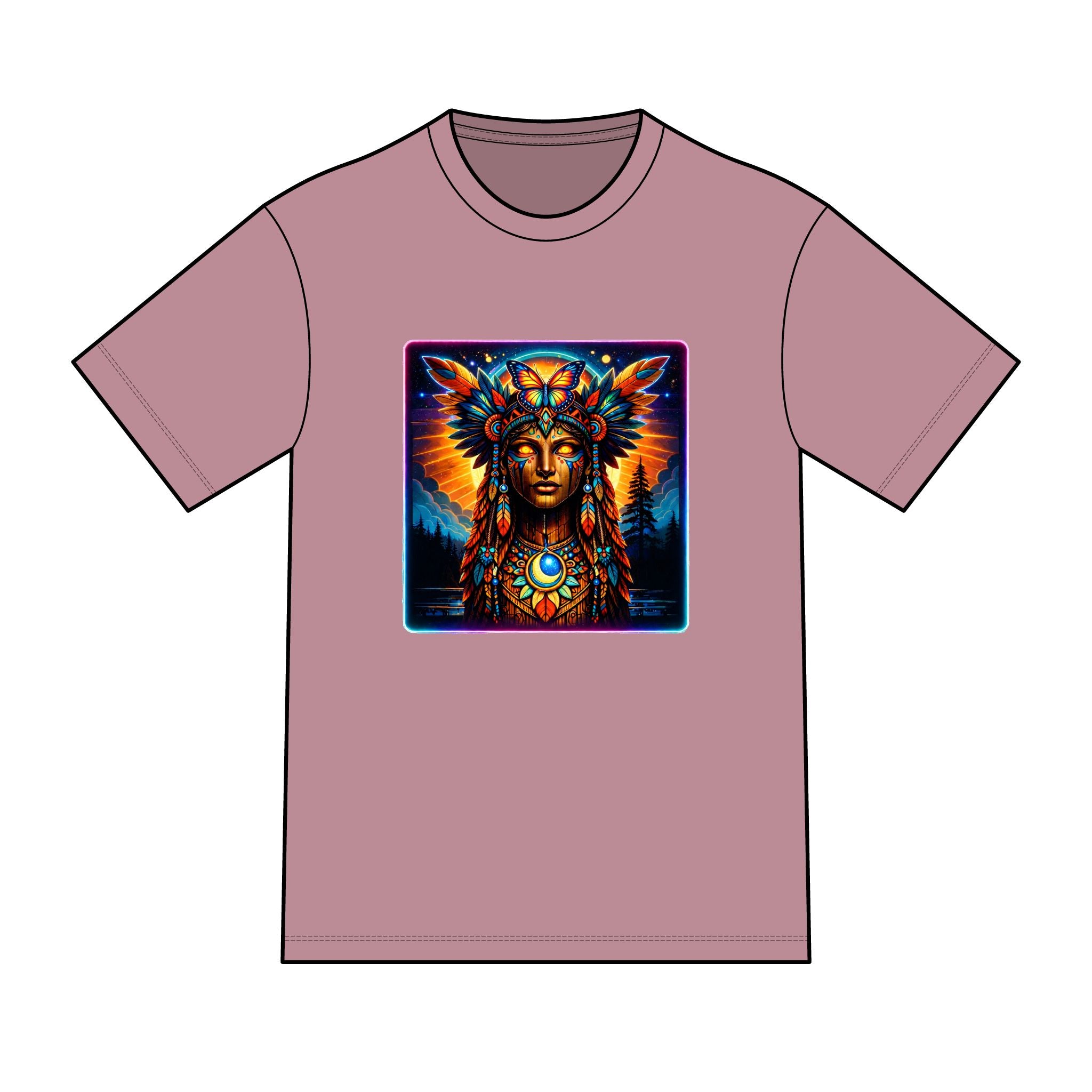magic warpaint 13 shirt — Vibrant native woman Chief
