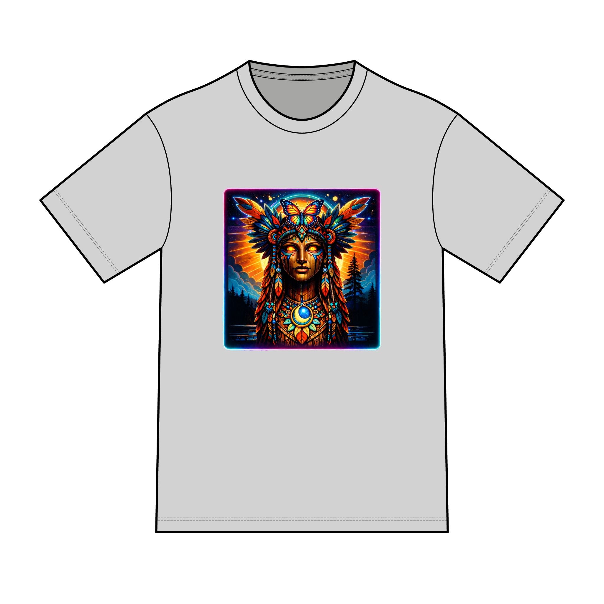 magic warpaint 13 shirt — Vibrant native woman Chief