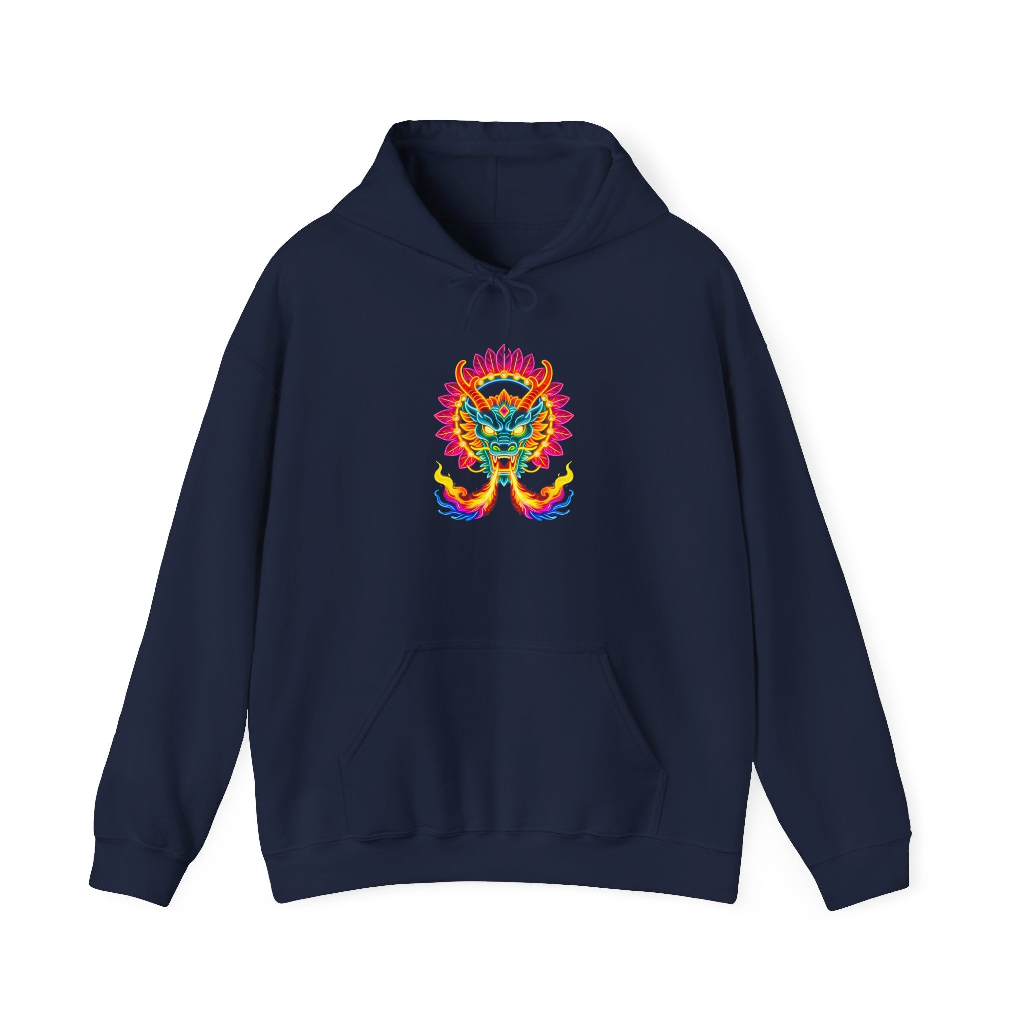 magic warpaint 26 hoodie - neon native dragon