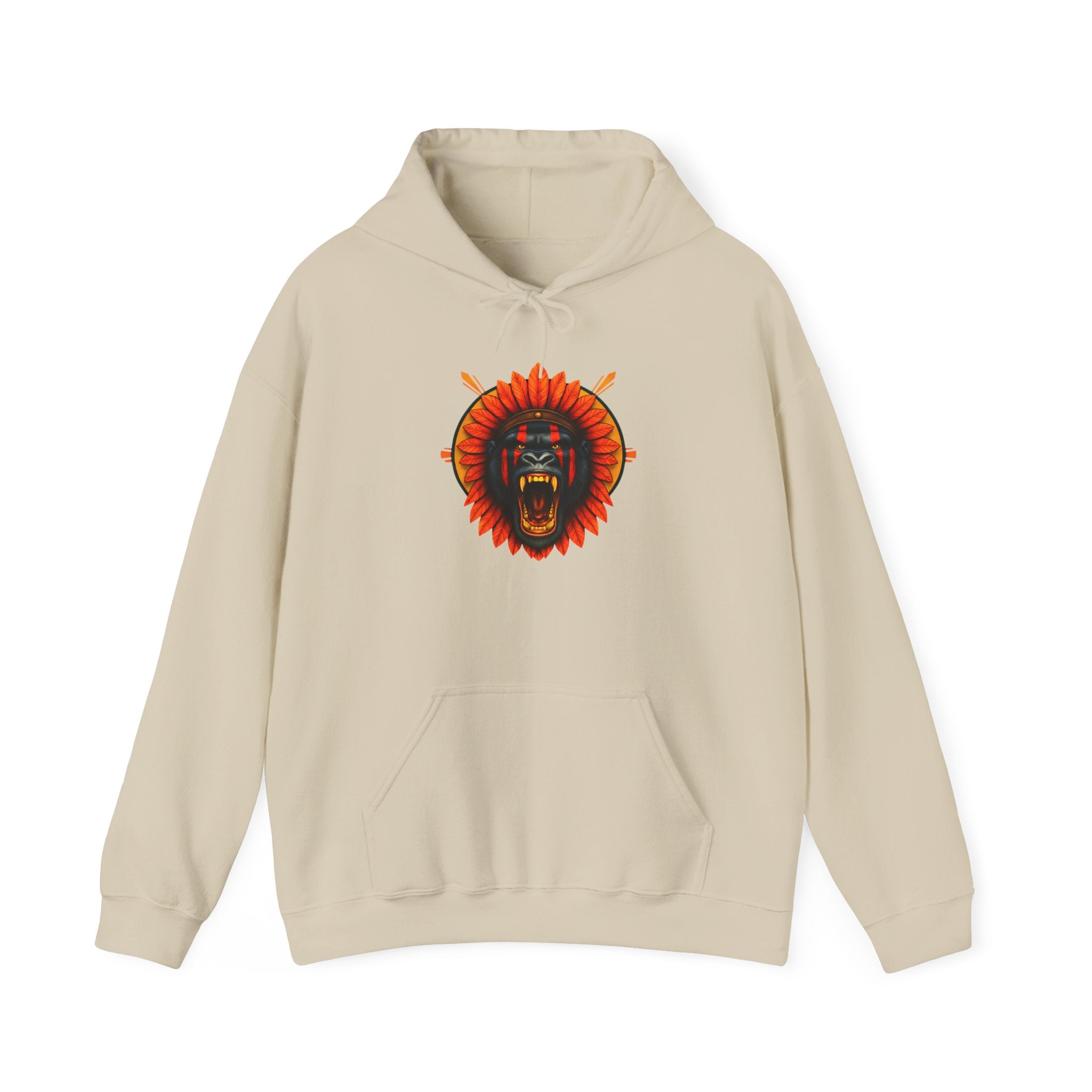 magic warpaint 12 hoodie - tribal gorilla sun rays