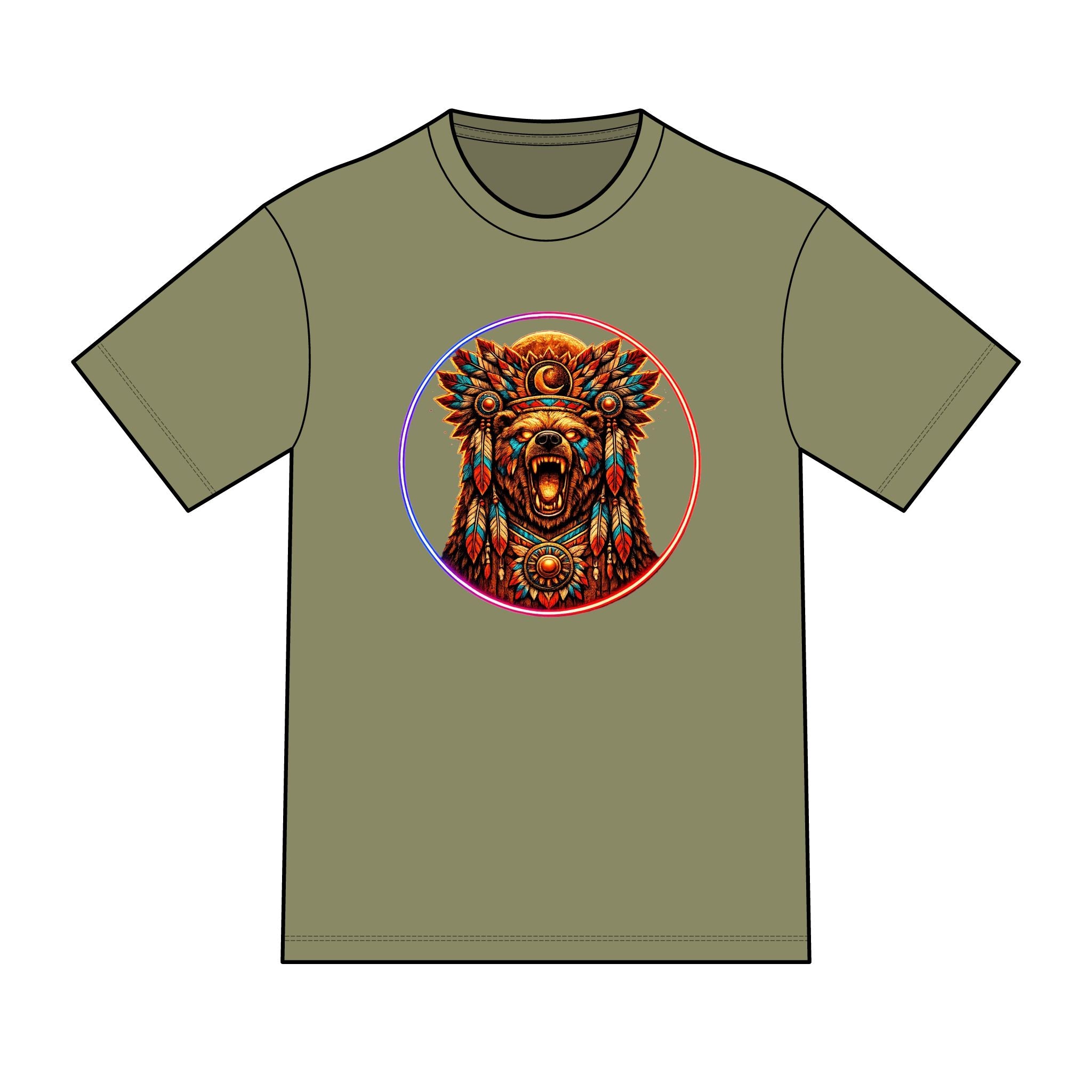 magic warpaint 27 shirt - native bear