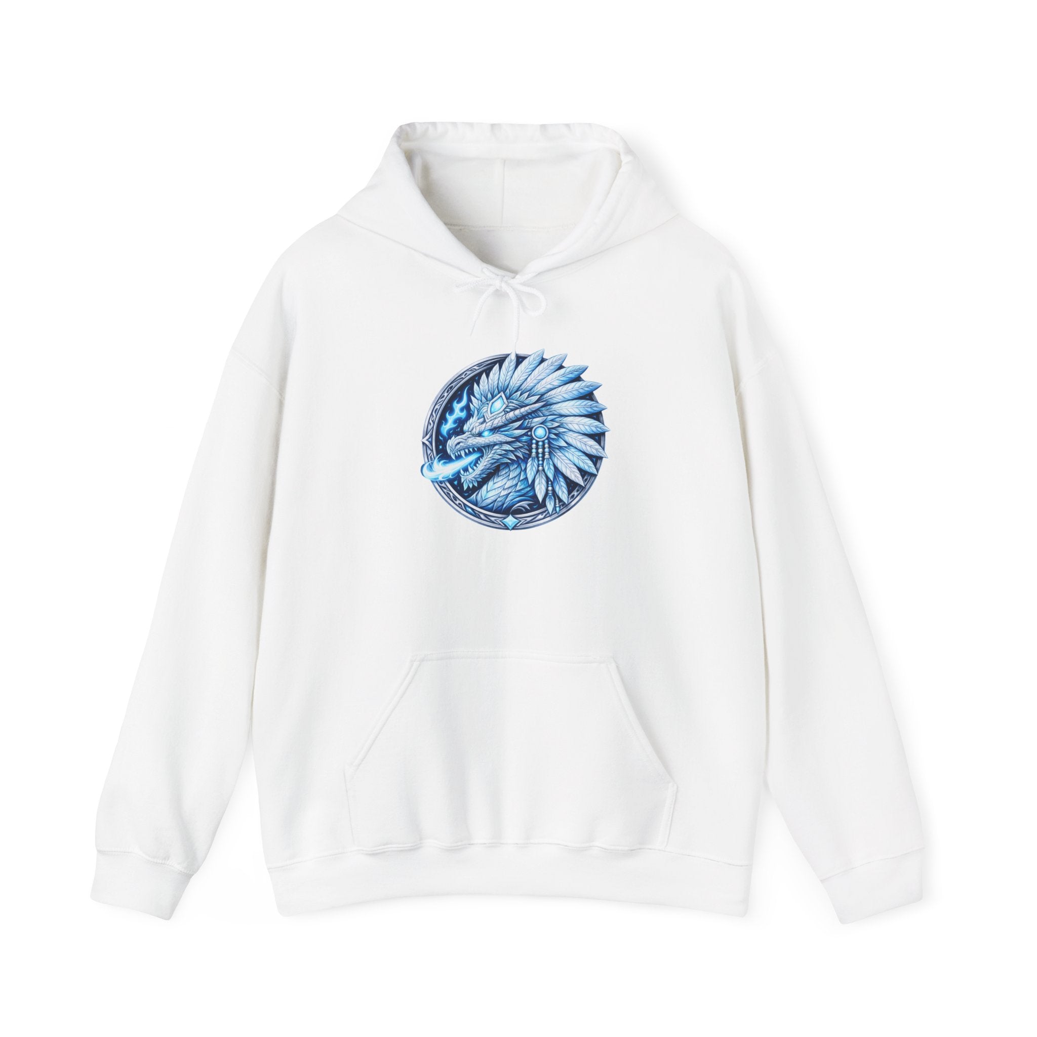 magic warpaint 28 hoodie - blue native dragon