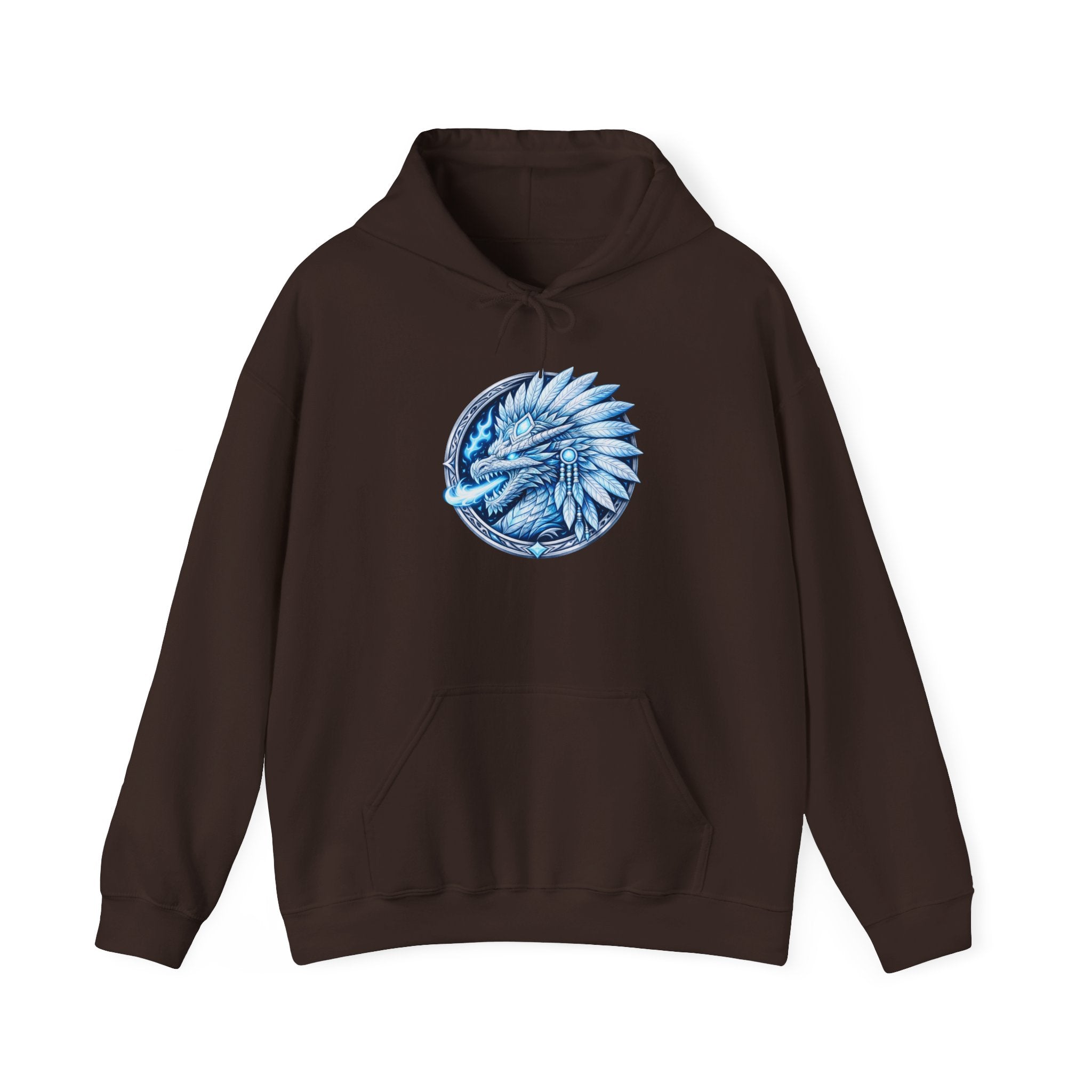 magic warpaint 28 hoodie - blue native dragon