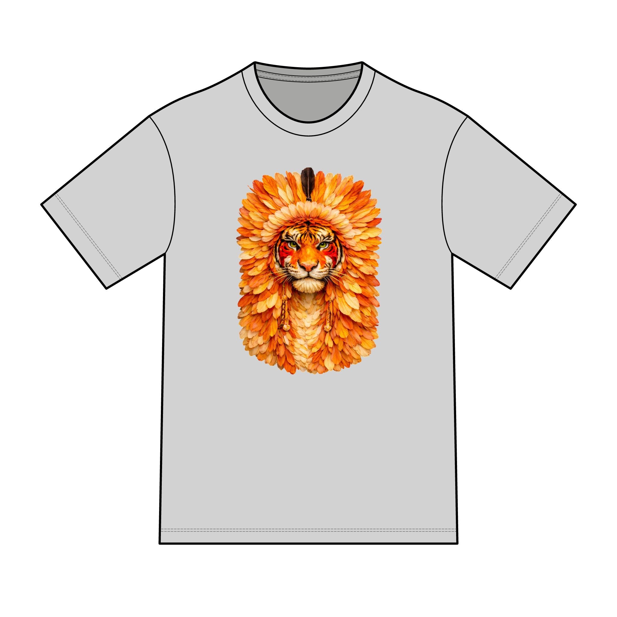 magic warpaint 19 shirt - native tiger