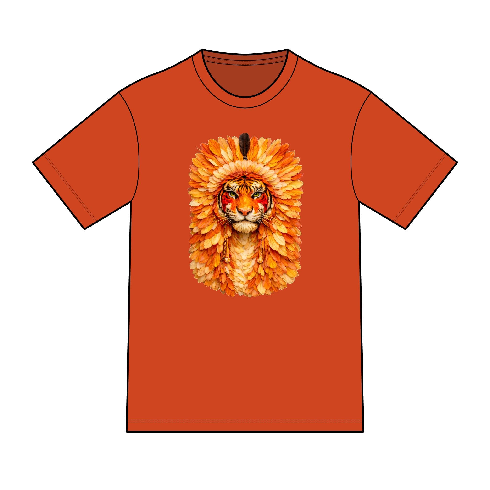 magic warpaint 19 shirt - native tiger