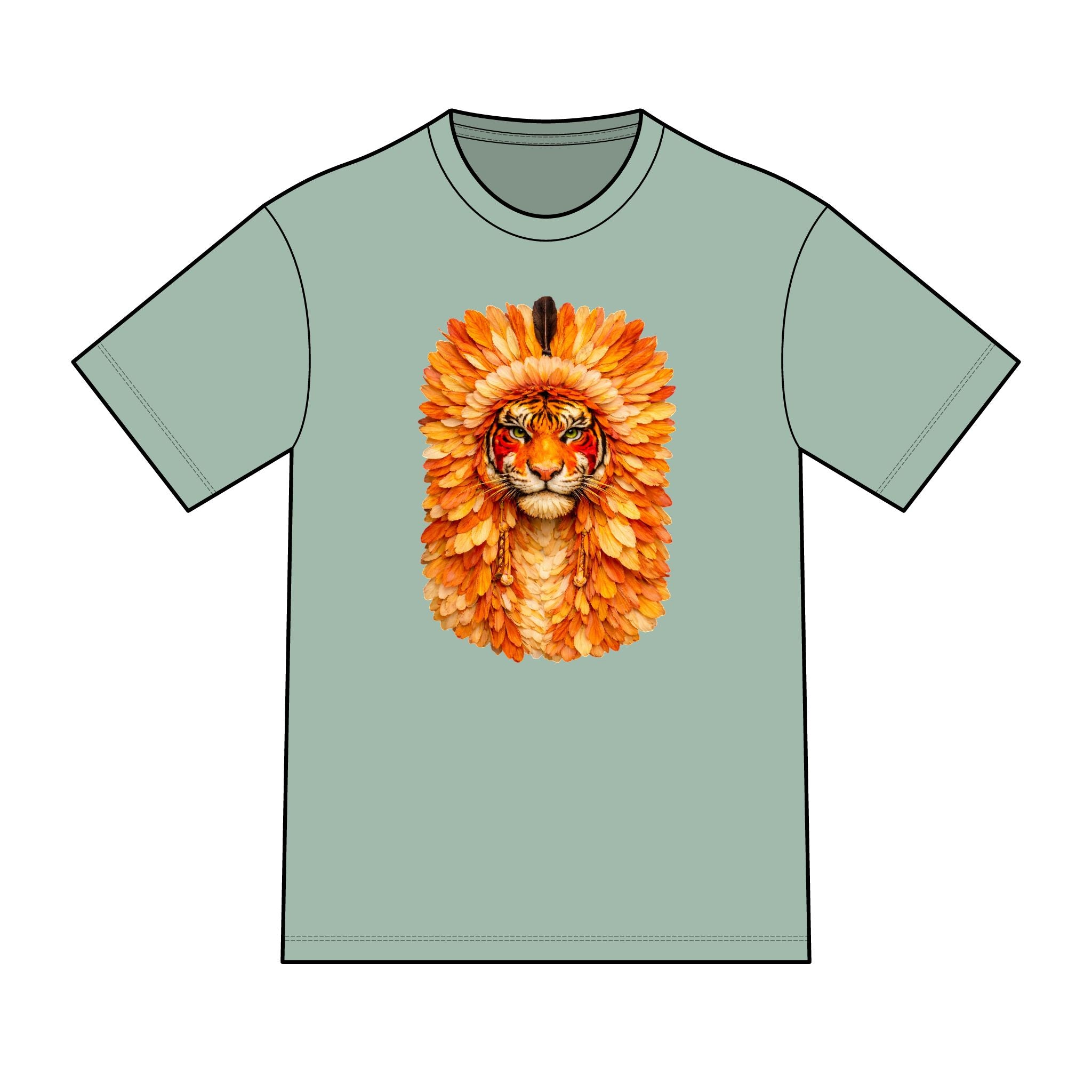 magic warpaint 19 shirt - native tiger