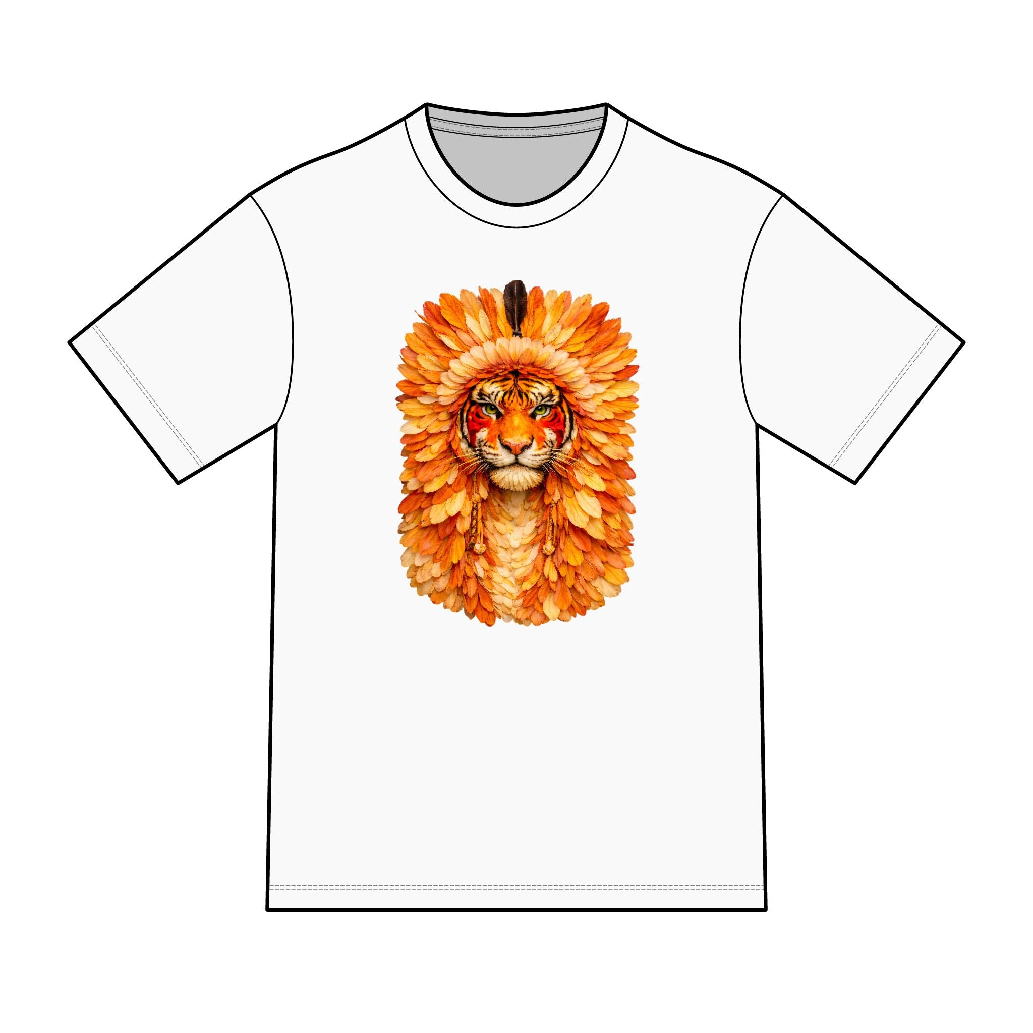 magic warpaint 19 shirt - native tiger