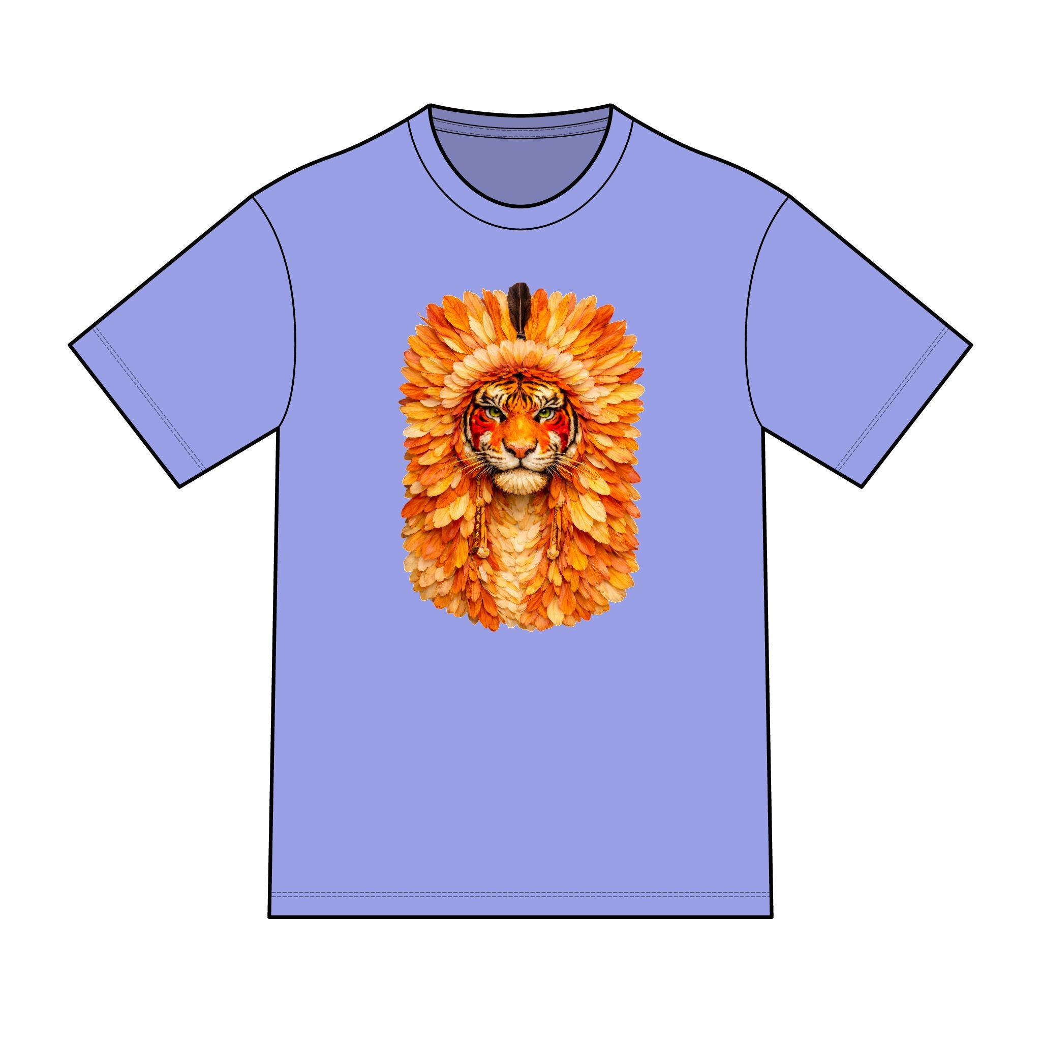 magic warpaint 19 shirt - native tiger