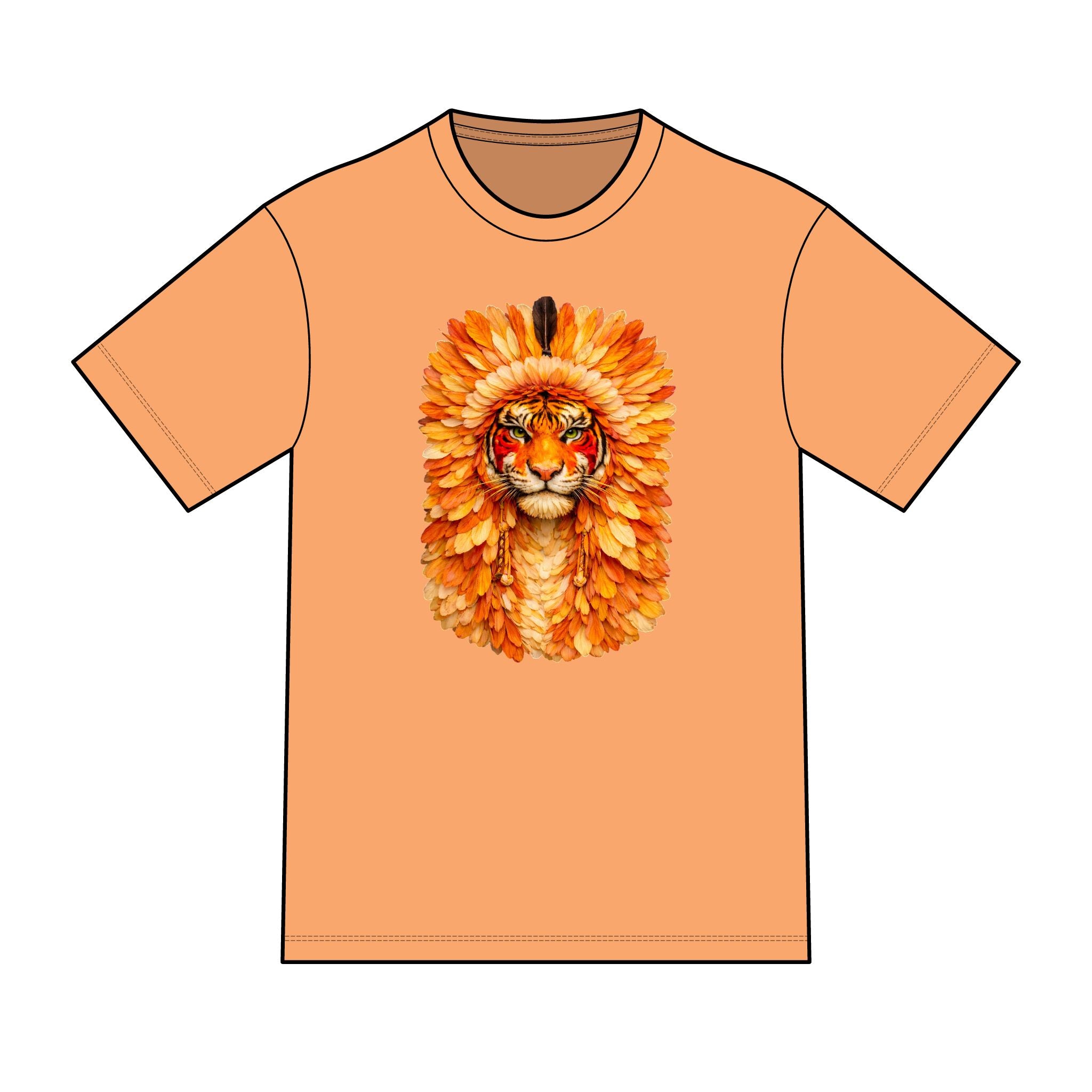 magic warpaint 19 shirt - native tiger