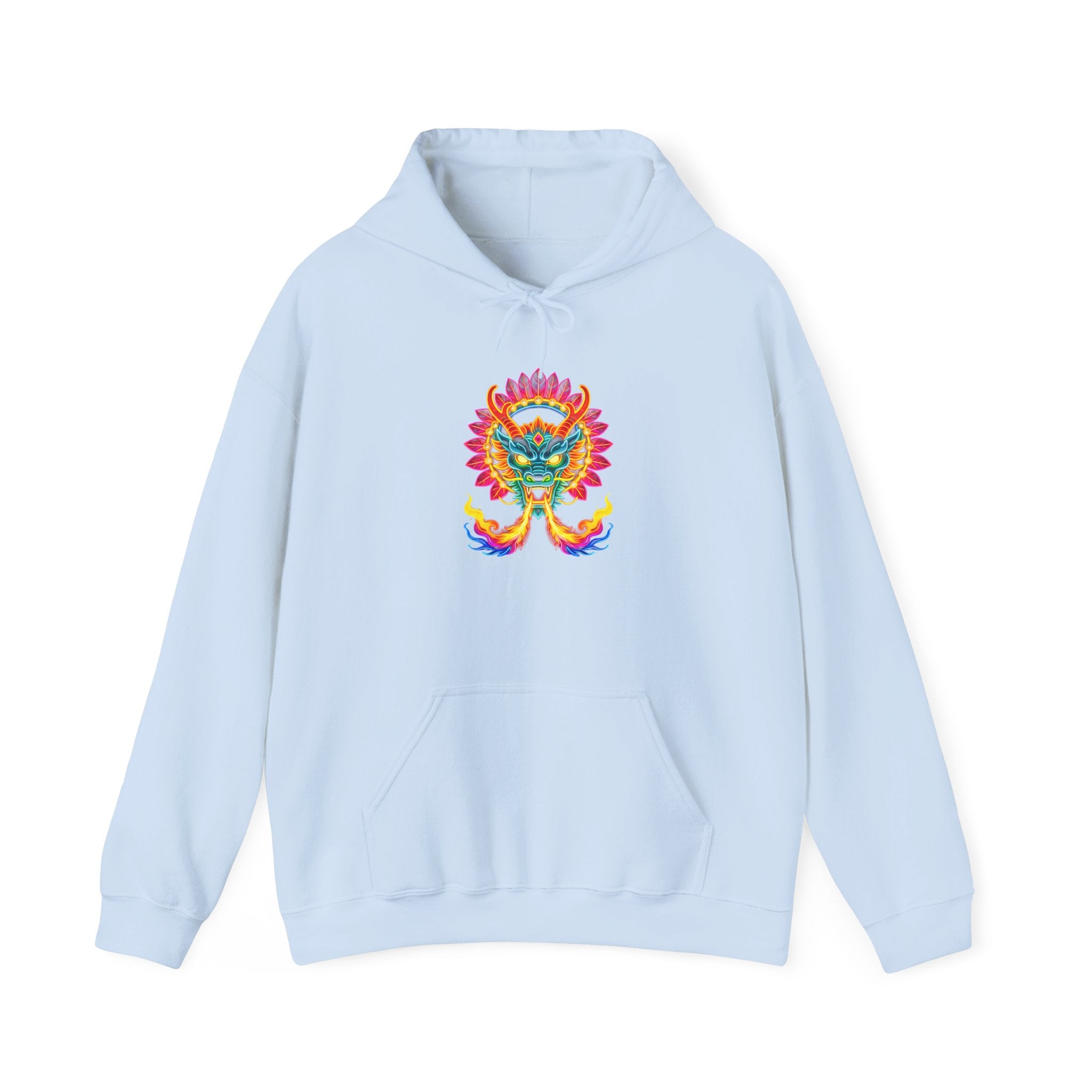 magic warpaint 26 hoodie - neon native dragon