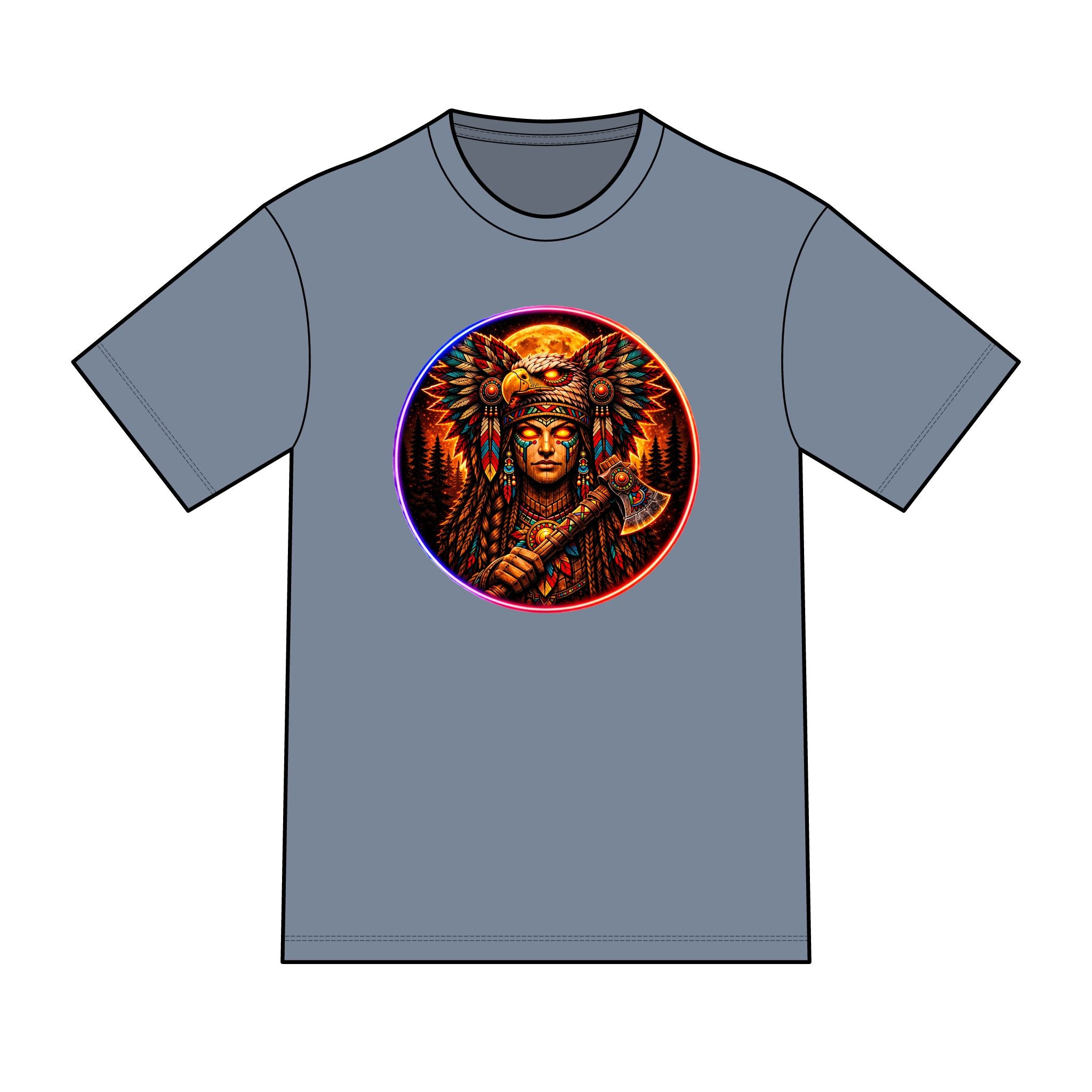 magic warpaint 23 shirt - native woman warrior
