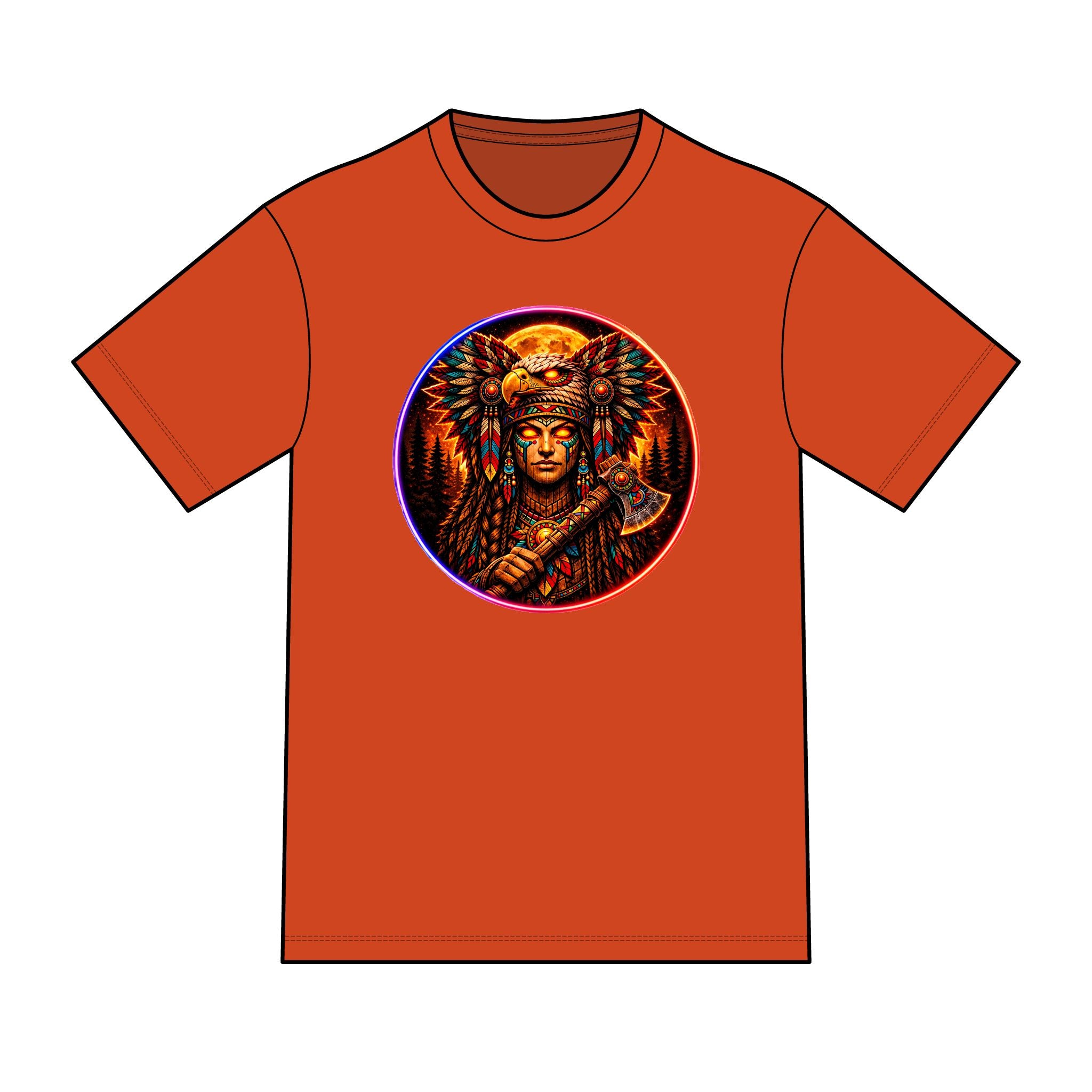 magic warpaint 23 shirt - native woman warrior