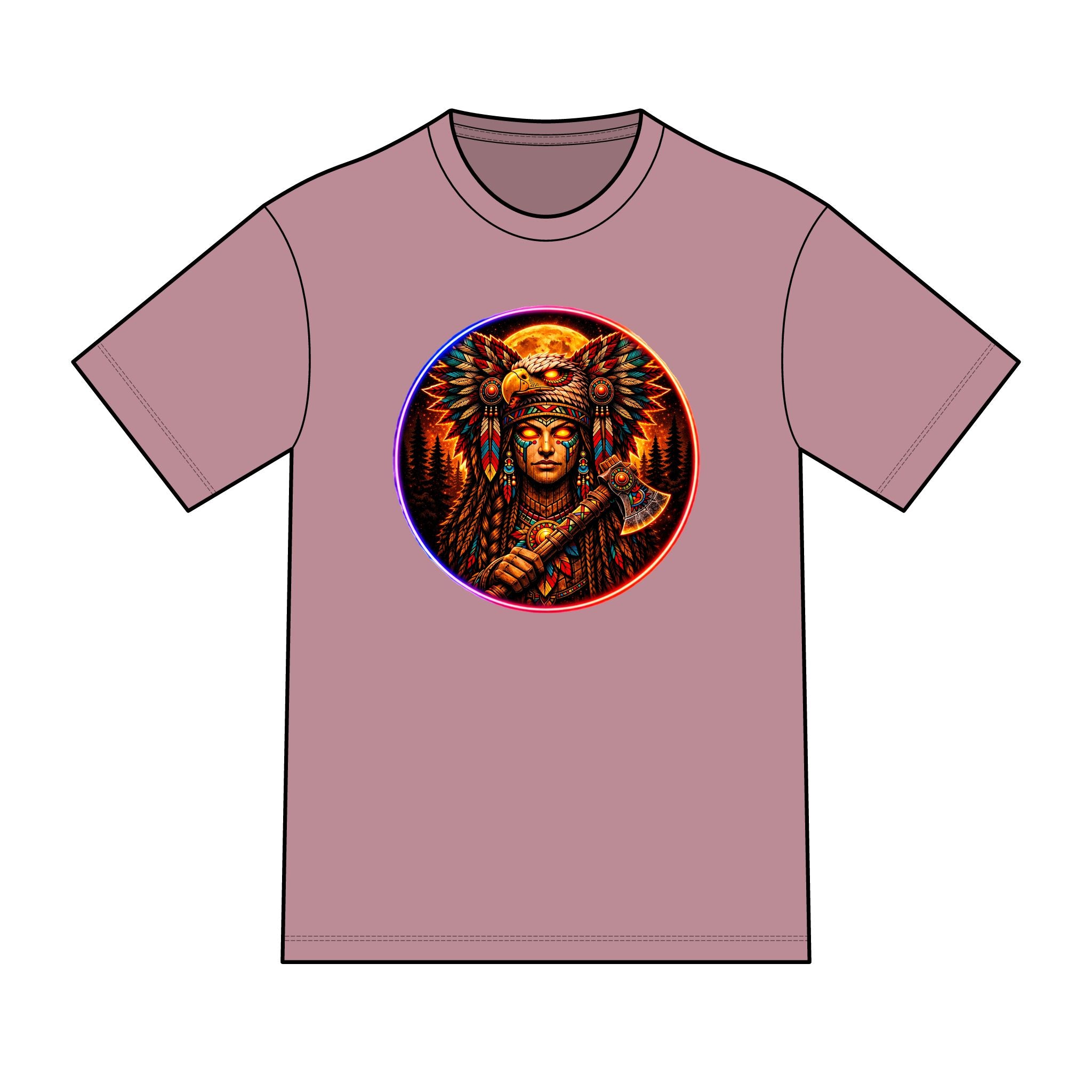 magic warpaint 23 shirt - native woman warrior