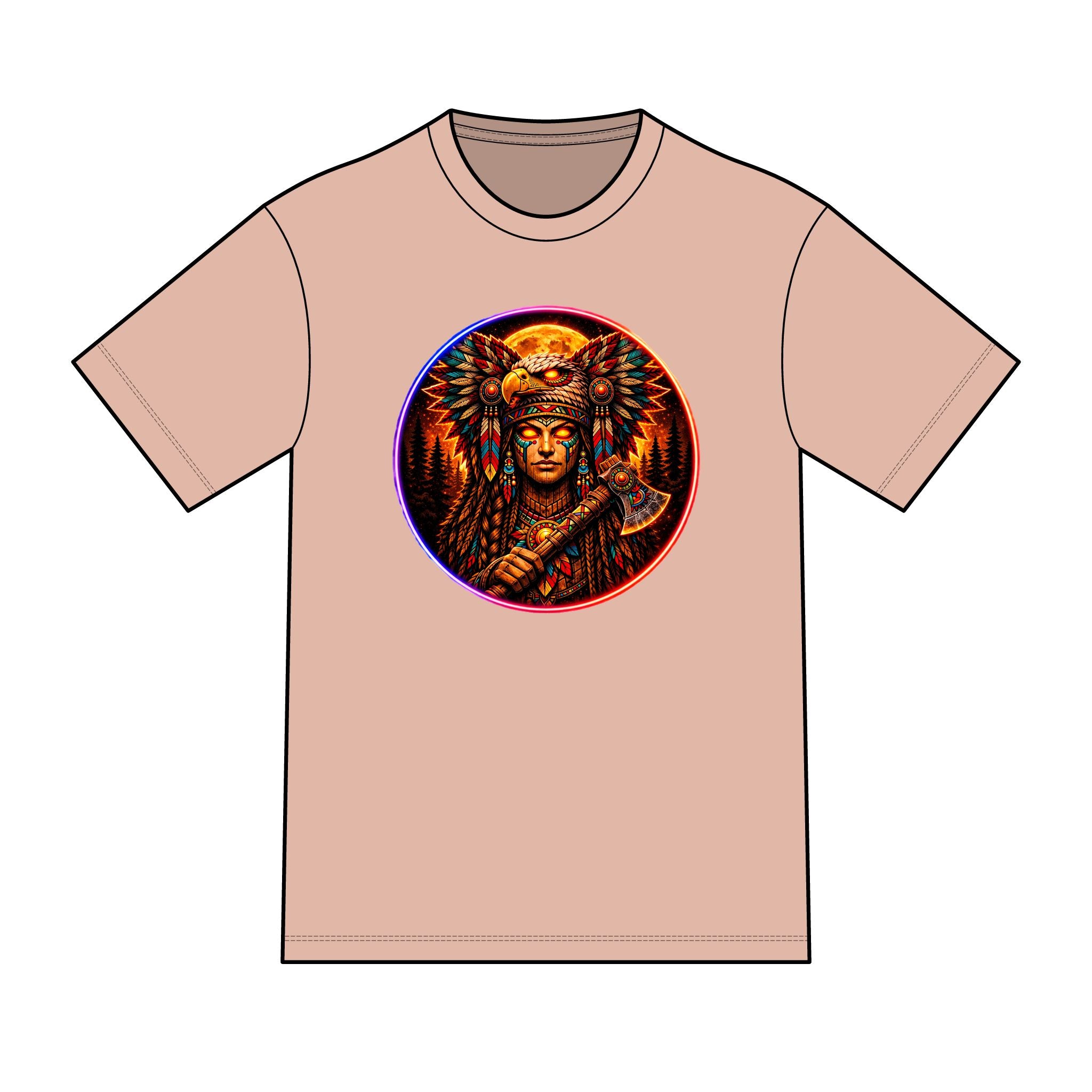 magic warpaint 23 shirt - native woman warrior