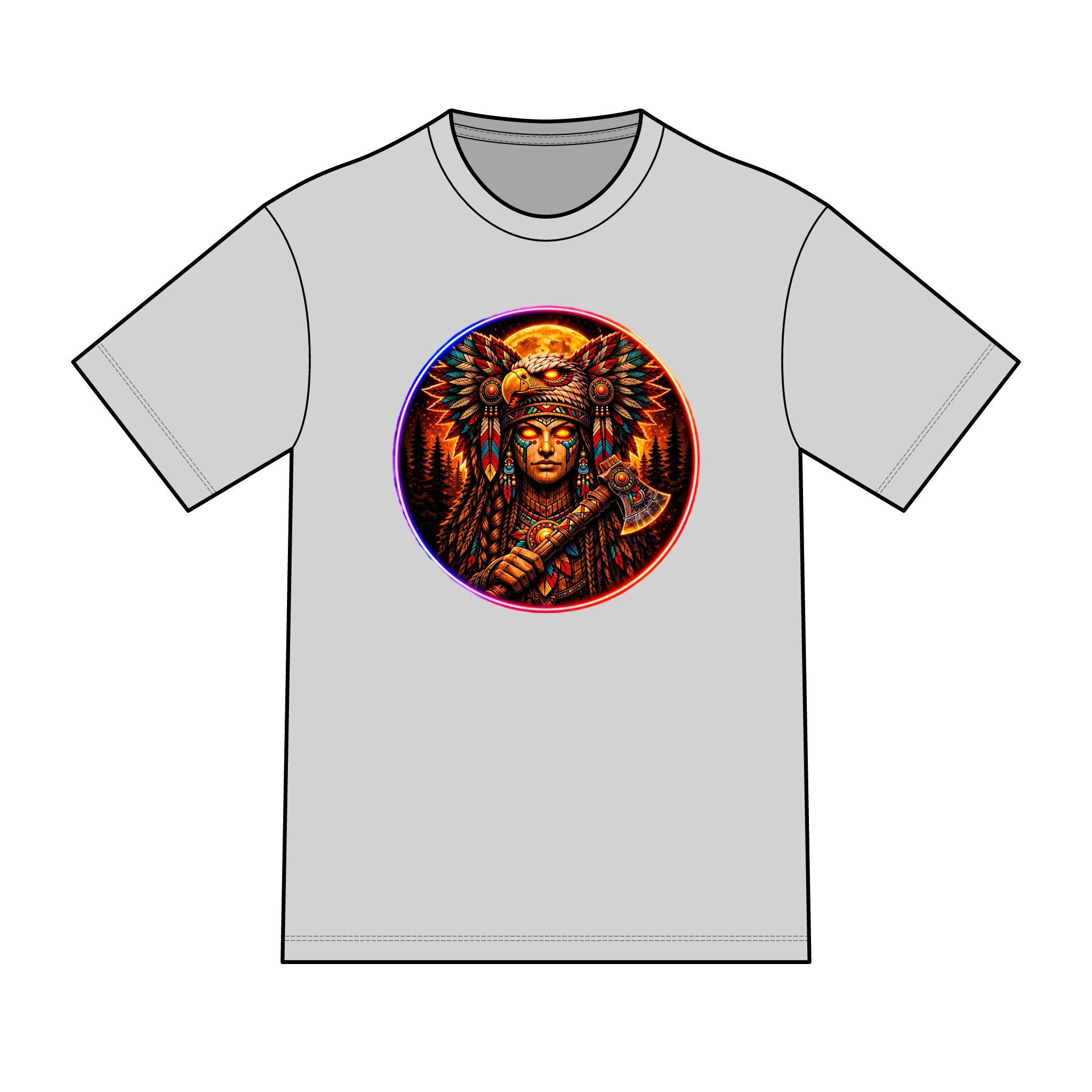 magic warpaint 23 shirt - native woman warrior