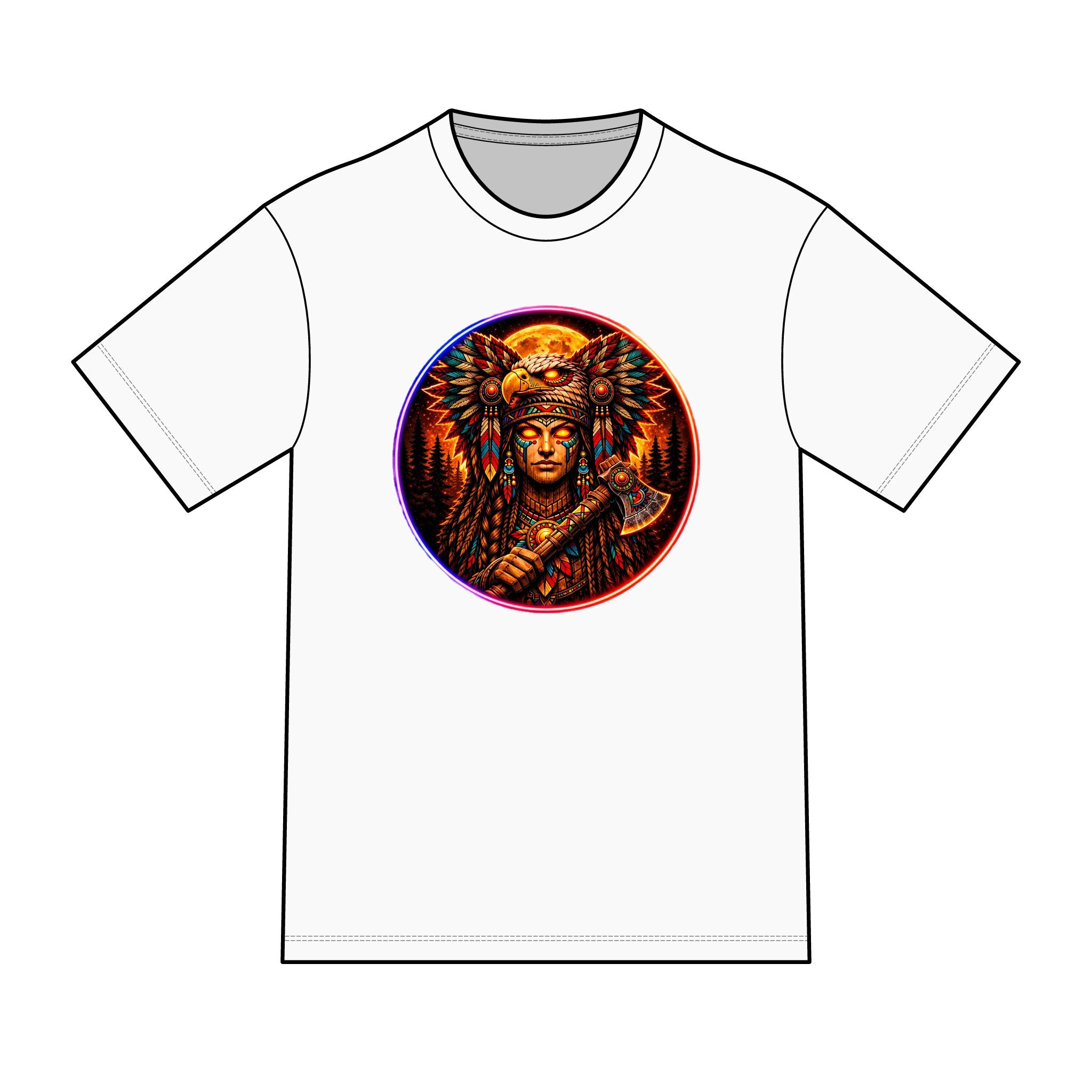 magic warpaint 23 shirt - native woman warrior