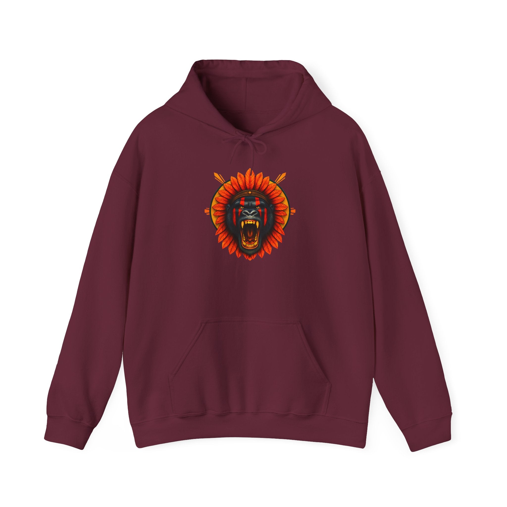 magic warpaint 12 hoodie - tribal gorilla sun rays