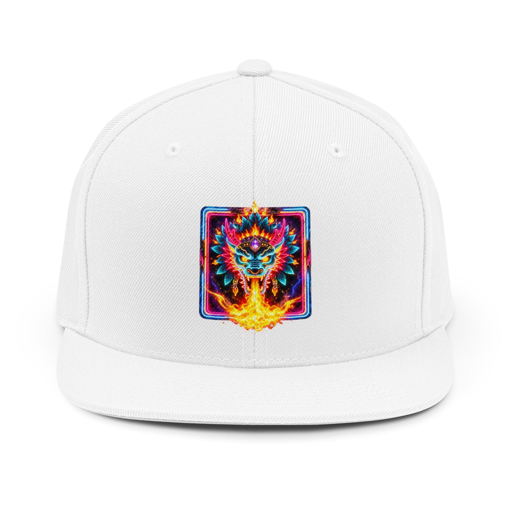 magic war paint 07 hat - neon dragon snapback