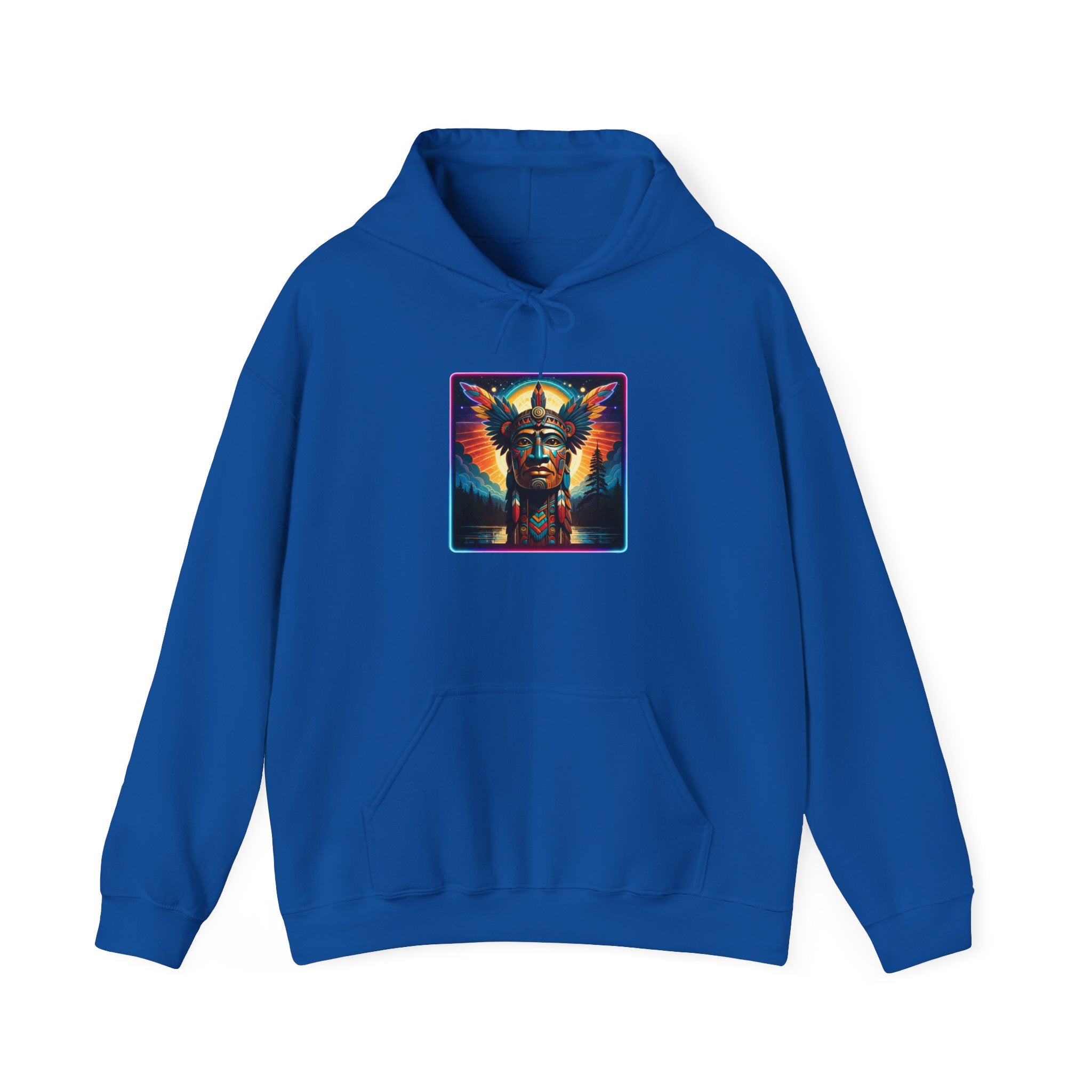 magic warpaint 16 hoodie - native wooden chief