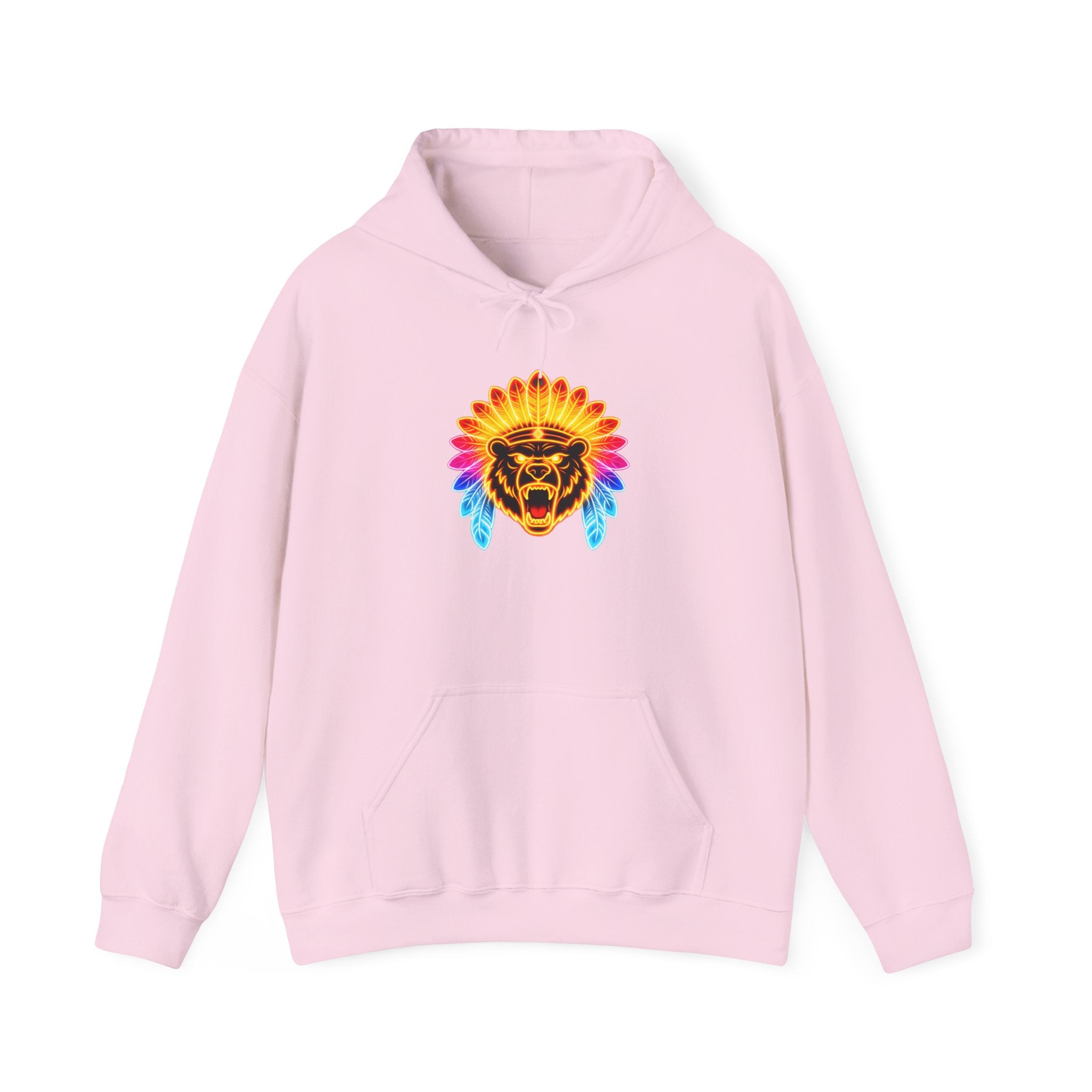 magic warpaint 30 hoodie - neon native bear