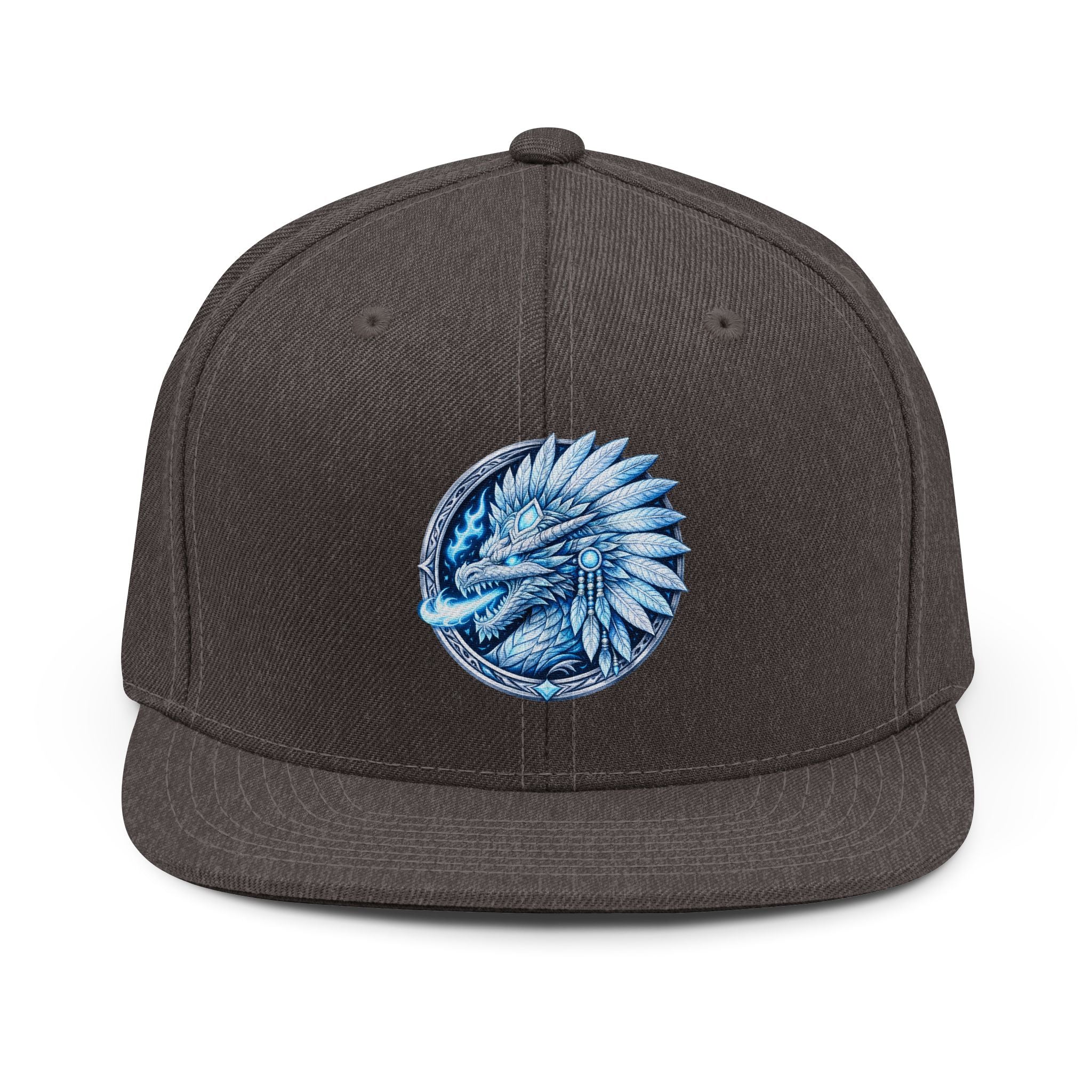 magic warpaint 28 hat - blue native dragon snapback