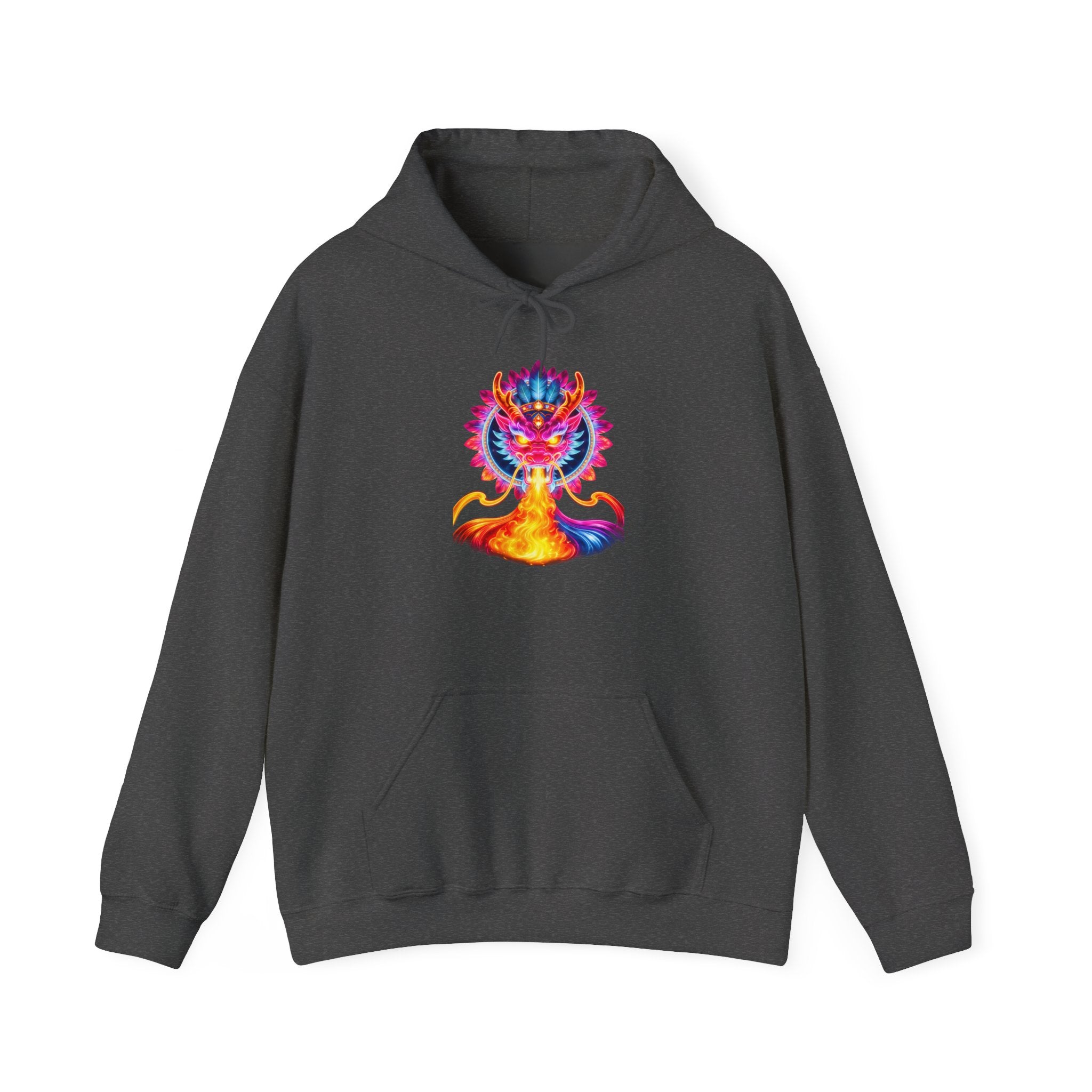 magic warpaint 32 hoodie - pink neon dragon