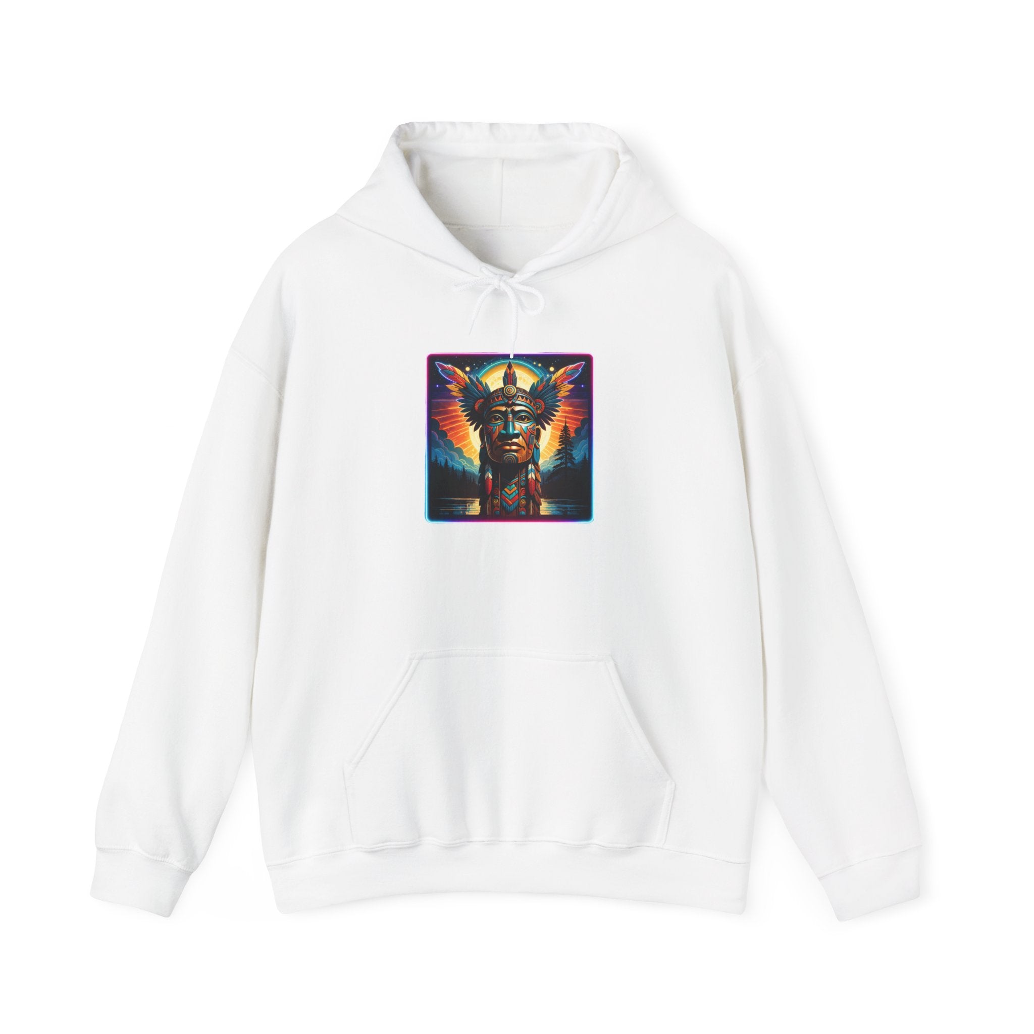 magic warpaint 16 hoodie - native wooden chief