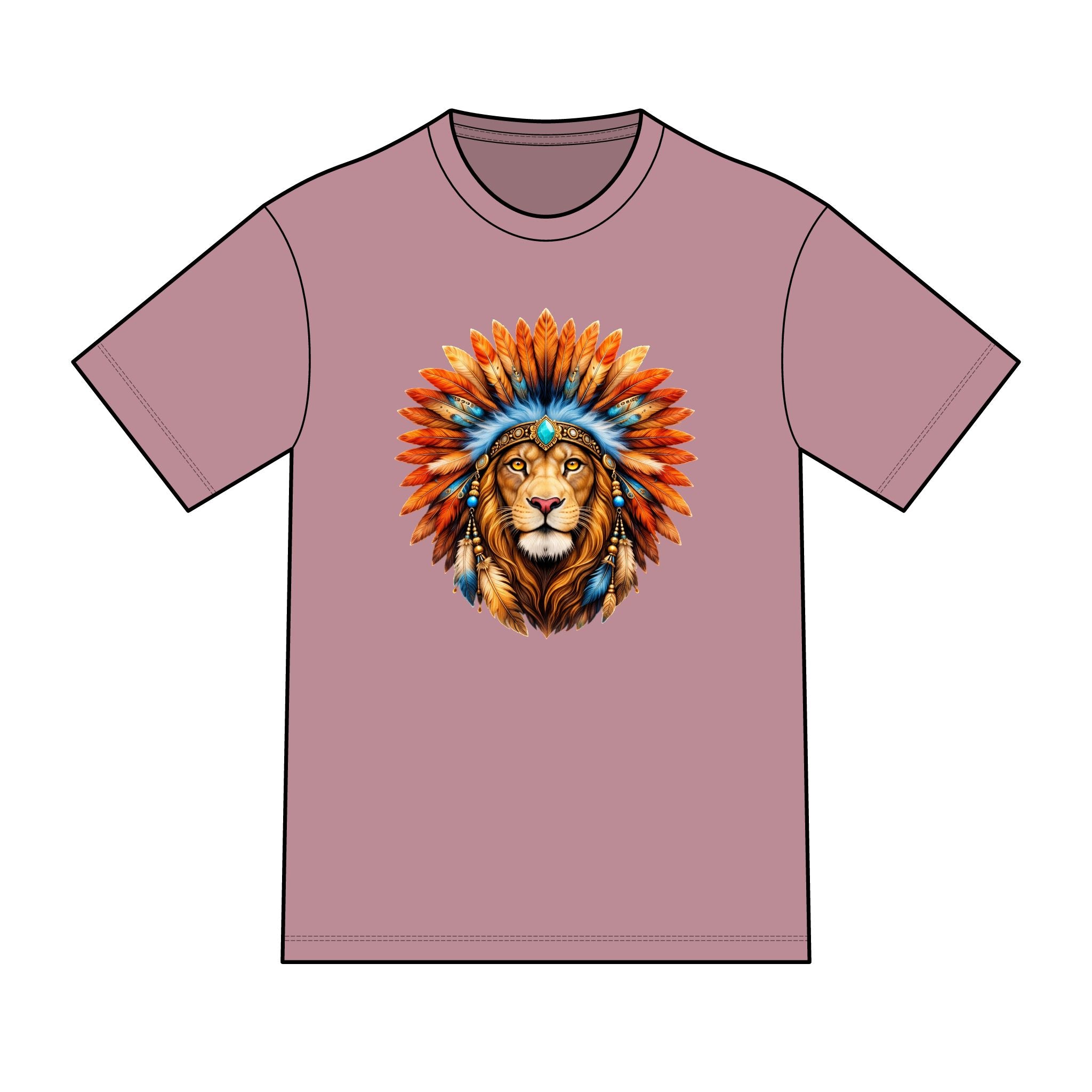 magic warpaint 04 shirt - native lion