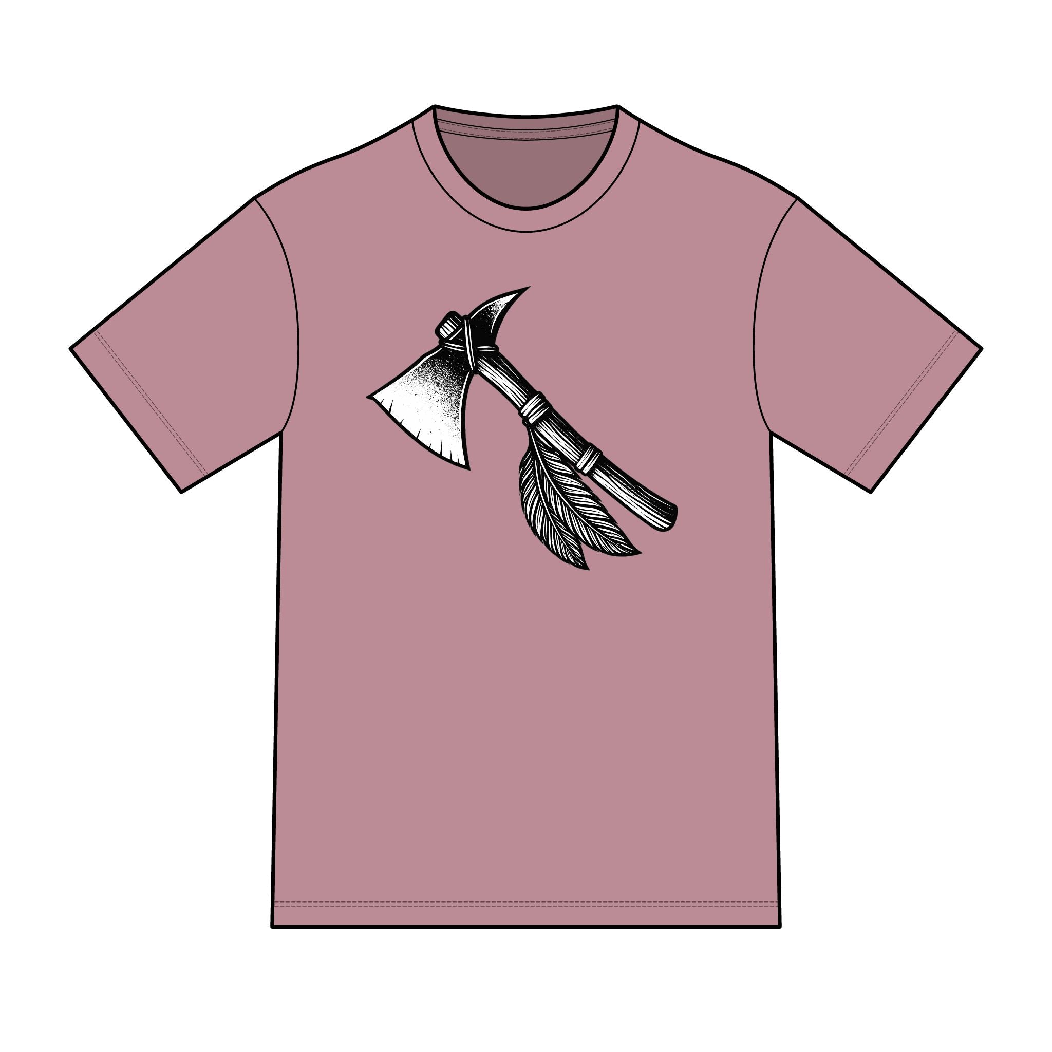 Magic warpaint 11 shirt - black and white tomahawk