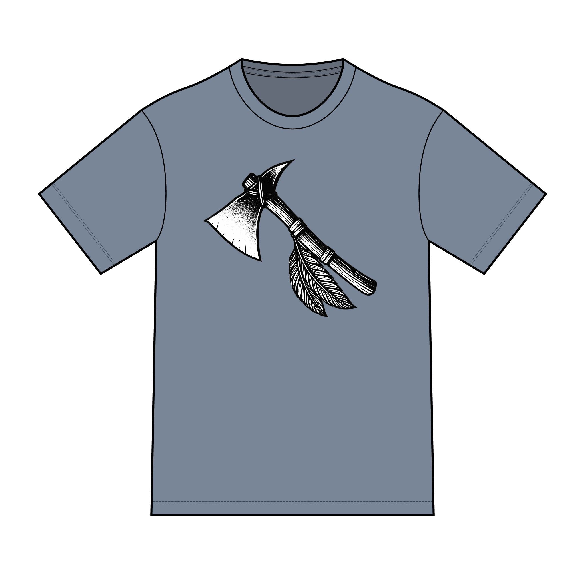 Magic warpaint 11 shirt - black and white tomahawk