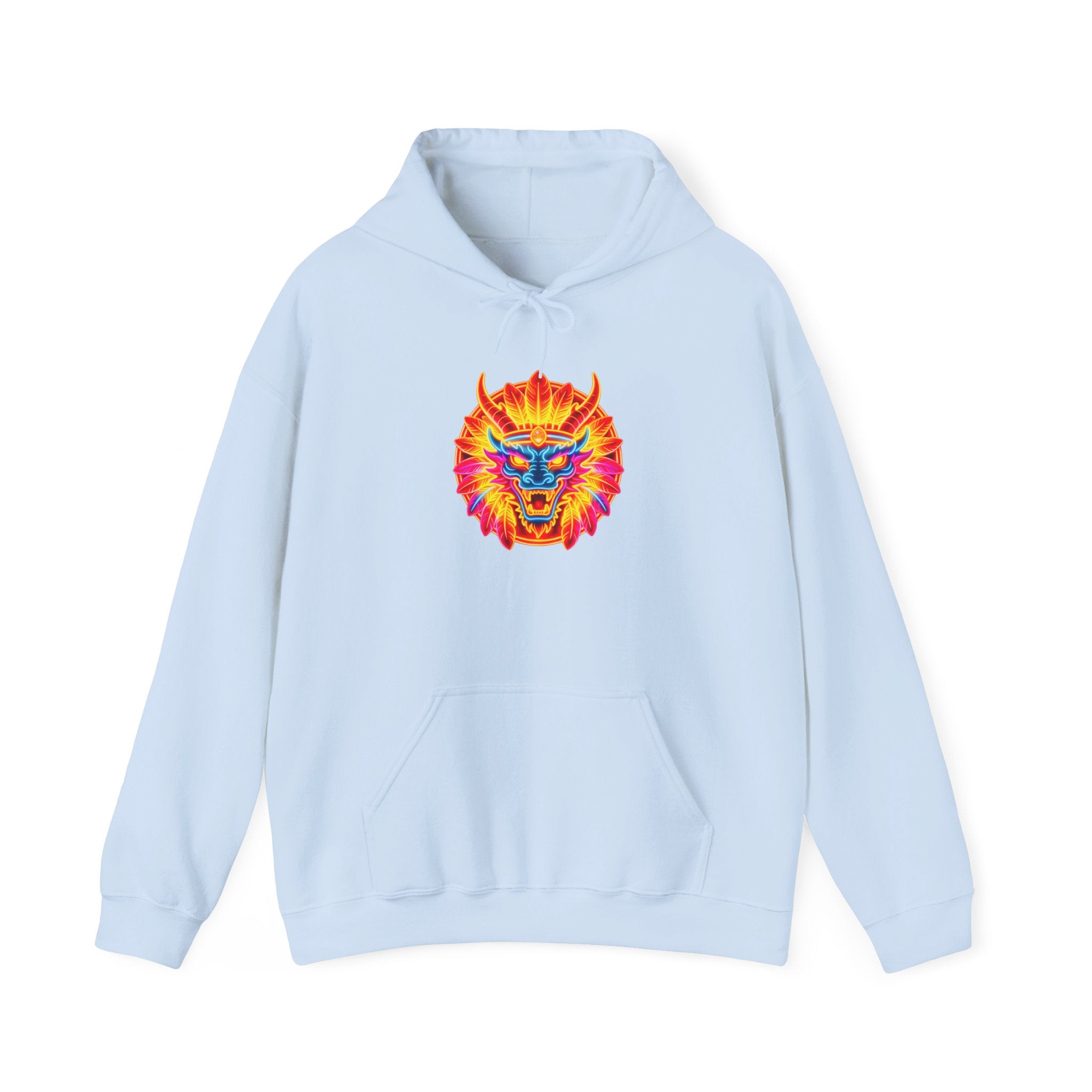 magic warpaint 02 hoodie - Psychedelic neon dragon