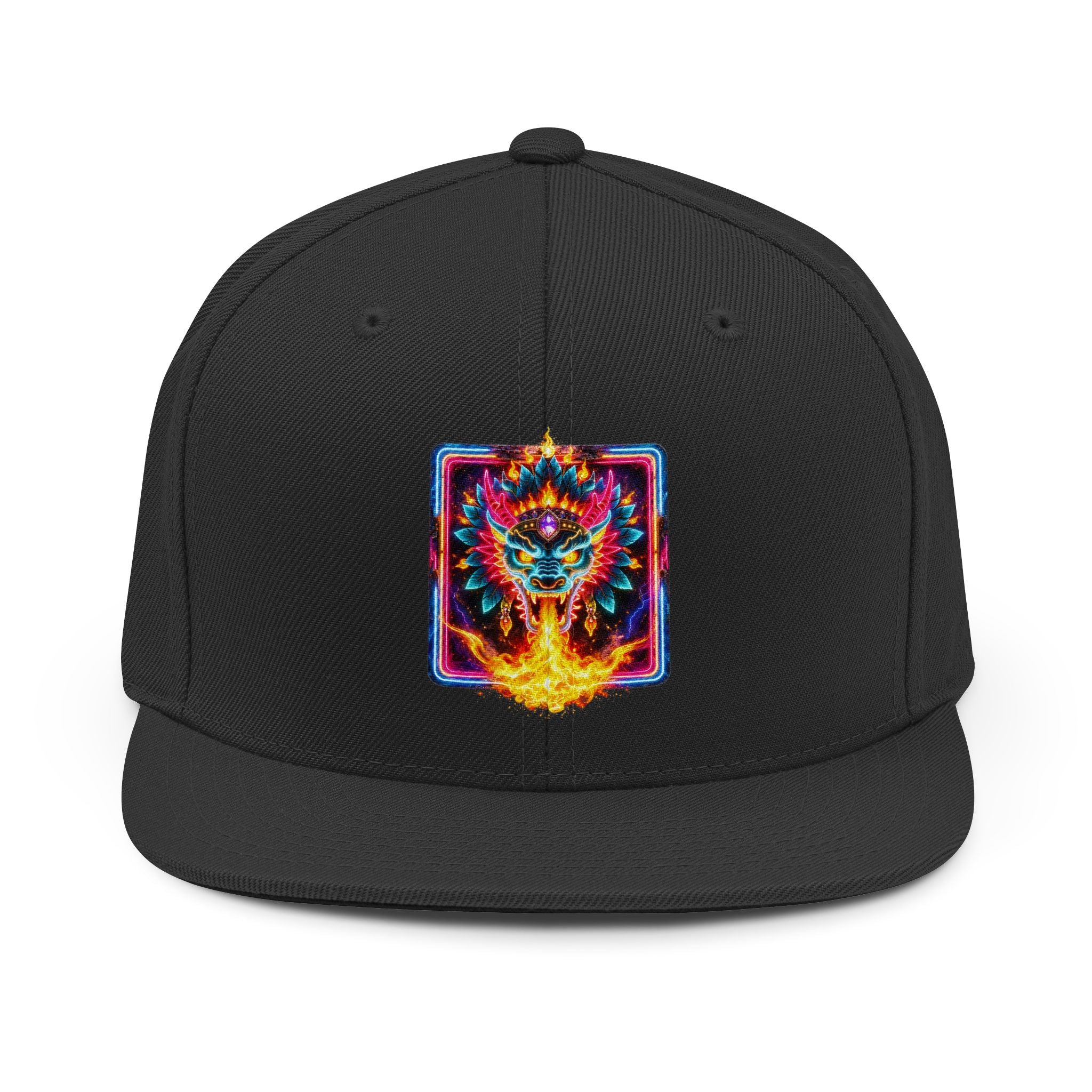 magic war paint 07 hat - neon dragon snapback