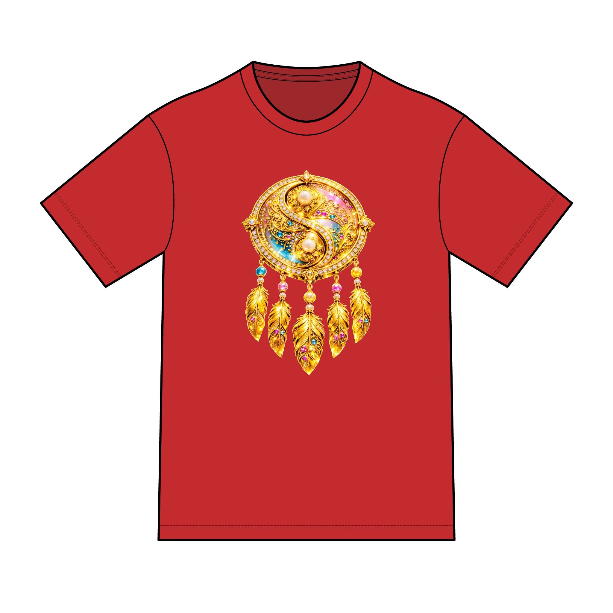 magic warpaint 15 shirt - Gold Dreamcatcher