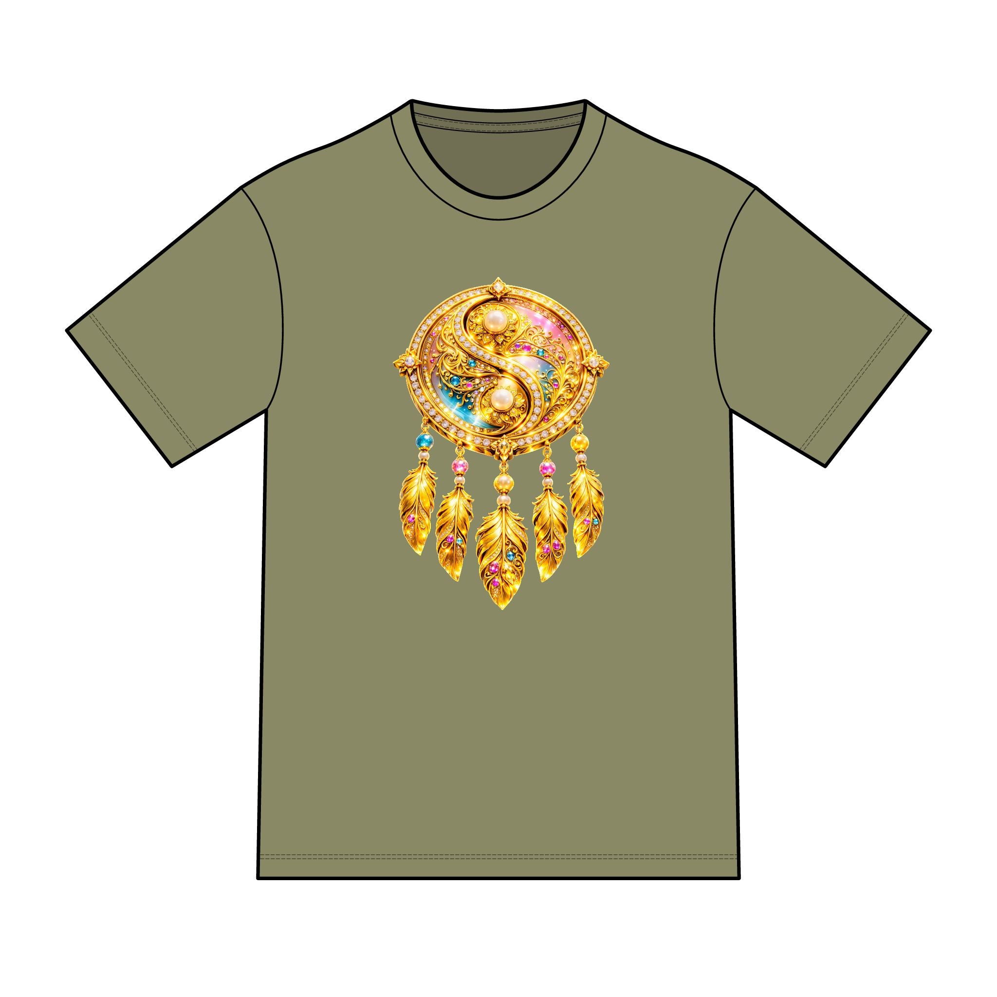 magic warpaint 15 shirt - Gold Dreamcatcher