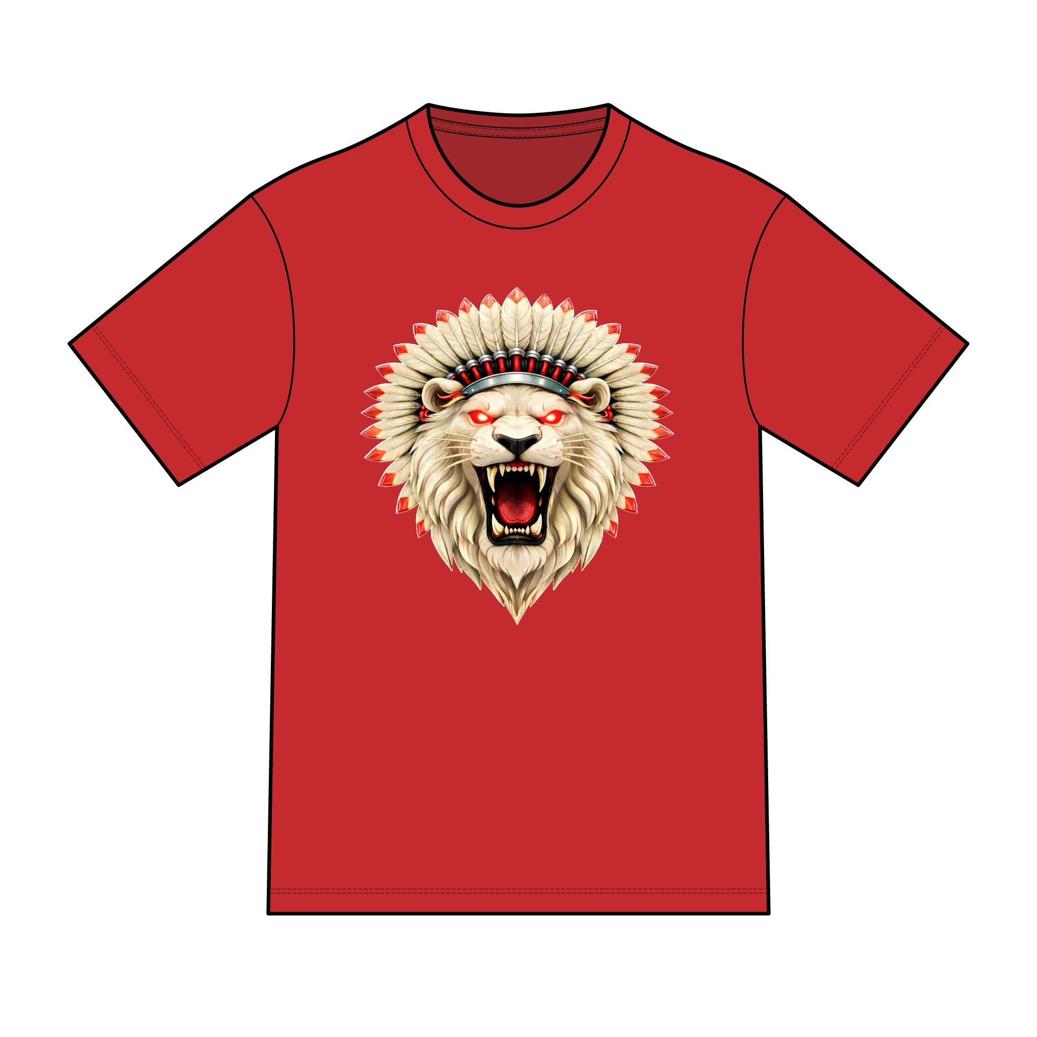 magic warpaint 24 shirt - native lion